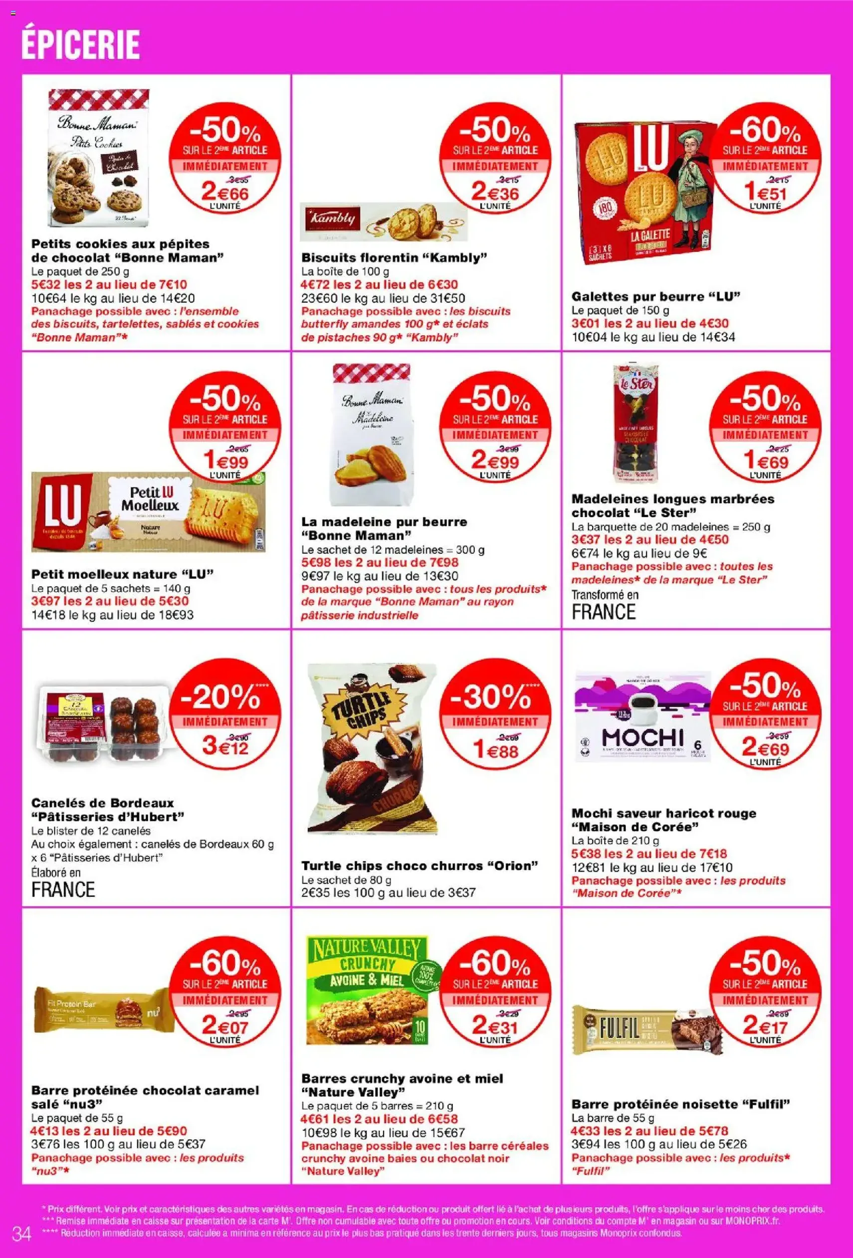 Monoprix catalogue - brochure valable à partir du 16/06/2026, page 34 sur 65