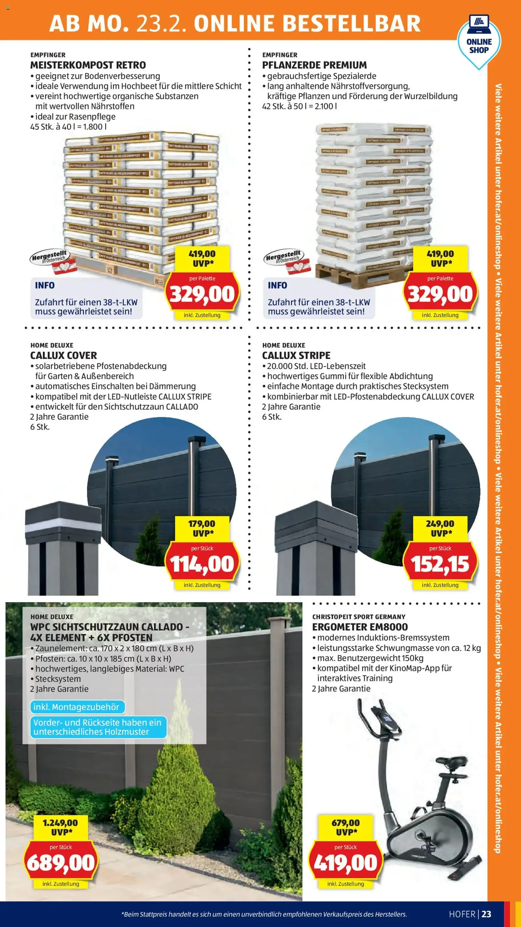 Hofer Flugblatt - Gültiger Prospekt ab 20.02.2026, Seite 27 von insgesamt 37