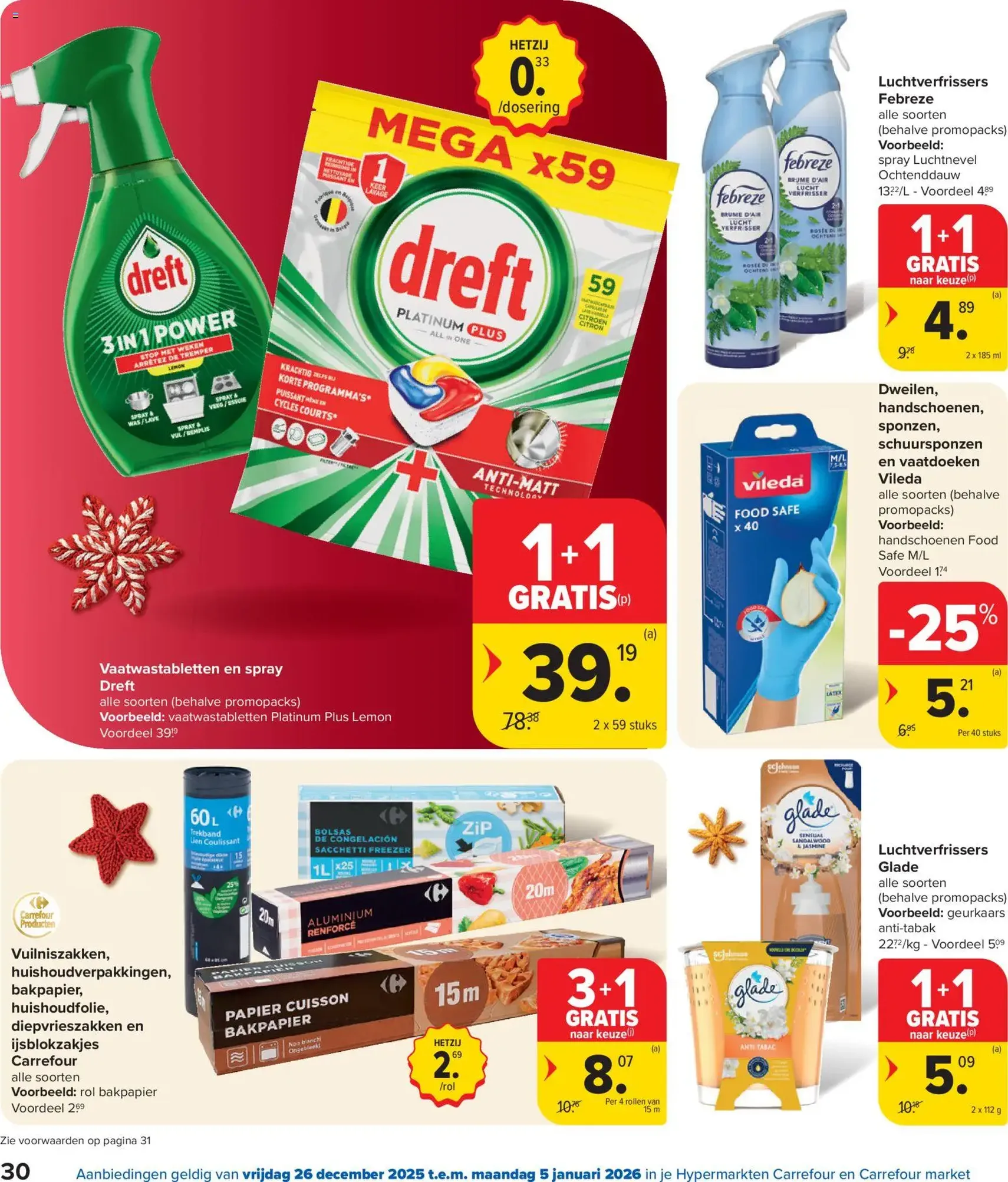 Carrefour folder week 1 - geldige folder vanaf 26/12/2025 pagina 30 van 32