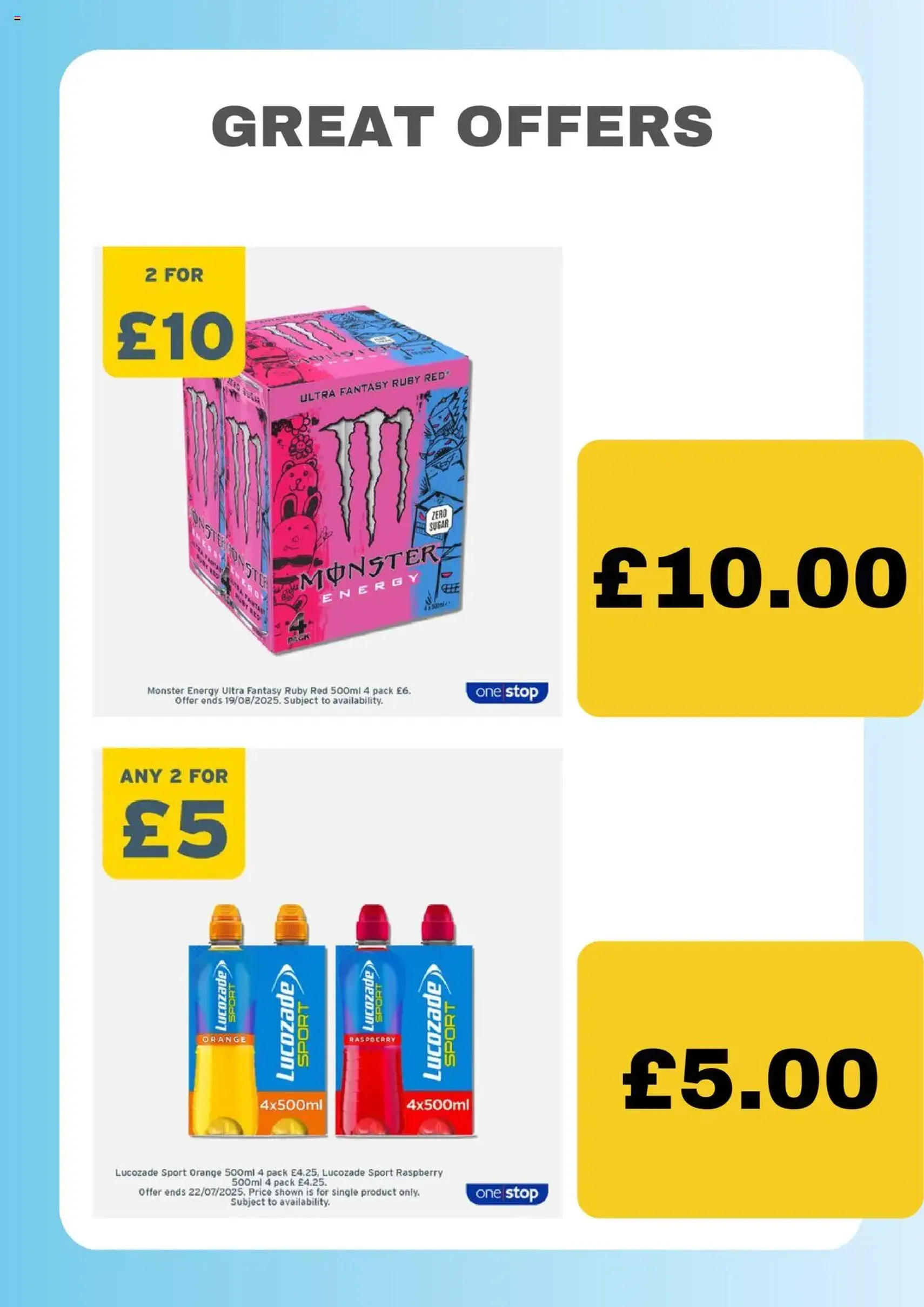 One Stop - Offers - valid flyer from 29/06/2025, page 5 of 8 One Stop - Offers - valid flyer from 29/06/2025, page 5 of 8