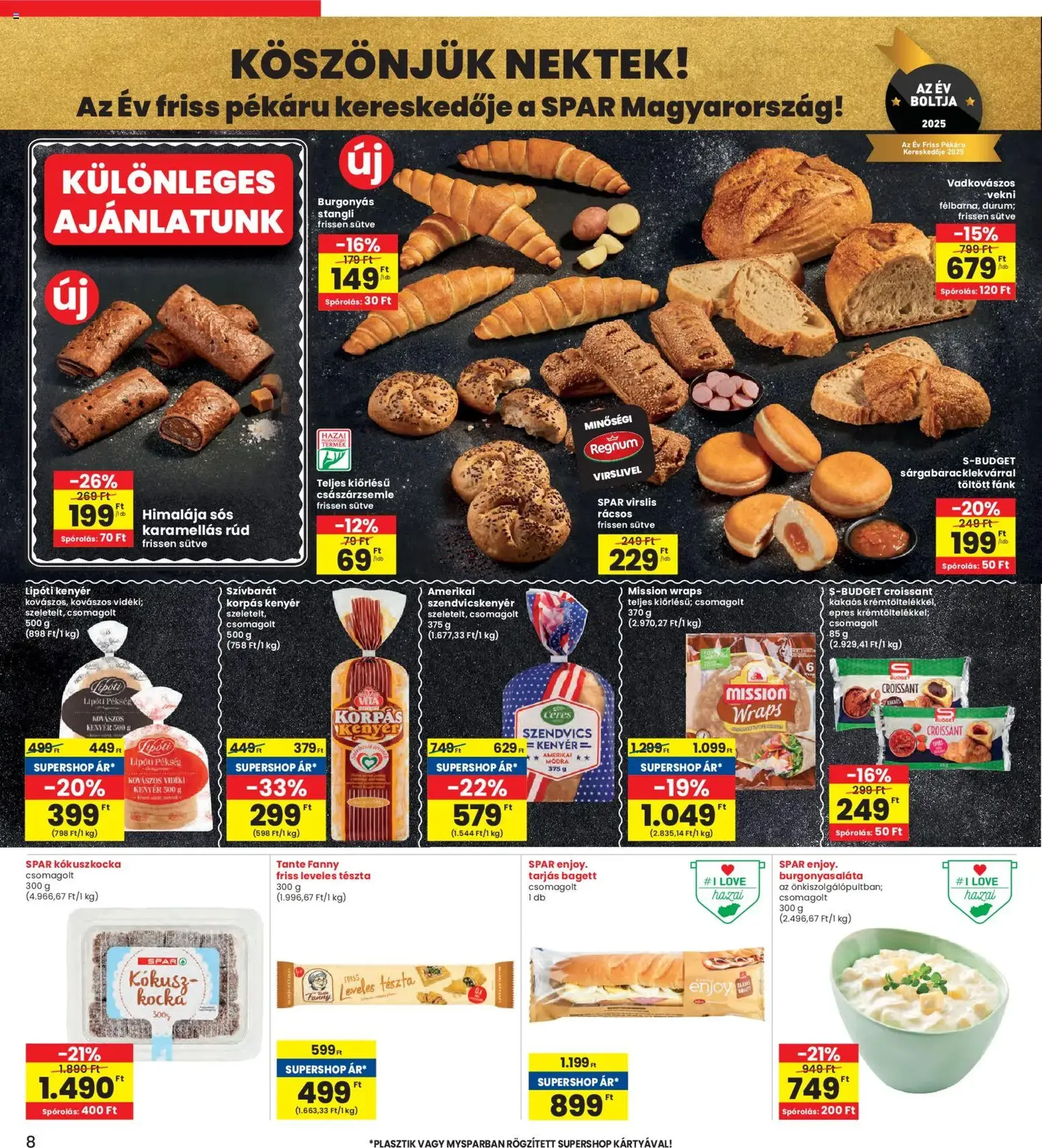 Interspar Akciós újság - 2025.10.30. érvényes szórólap 8 oldal 19 oldalból Interspar Akciós újság - 2025.10.30. érvényes szórólap 8 oldal 19 oldalból