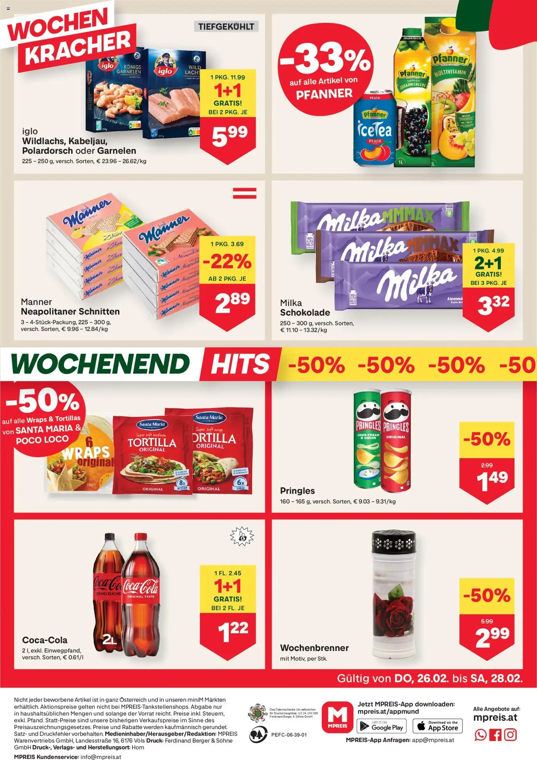 MPREIS Flugblatt - Gültiger Prospekt ab 26.02.2026, Seite 12 von insgesamt 17