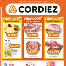 Vista previa del folleto Cordiez ofertas válido desde 23/10/2025