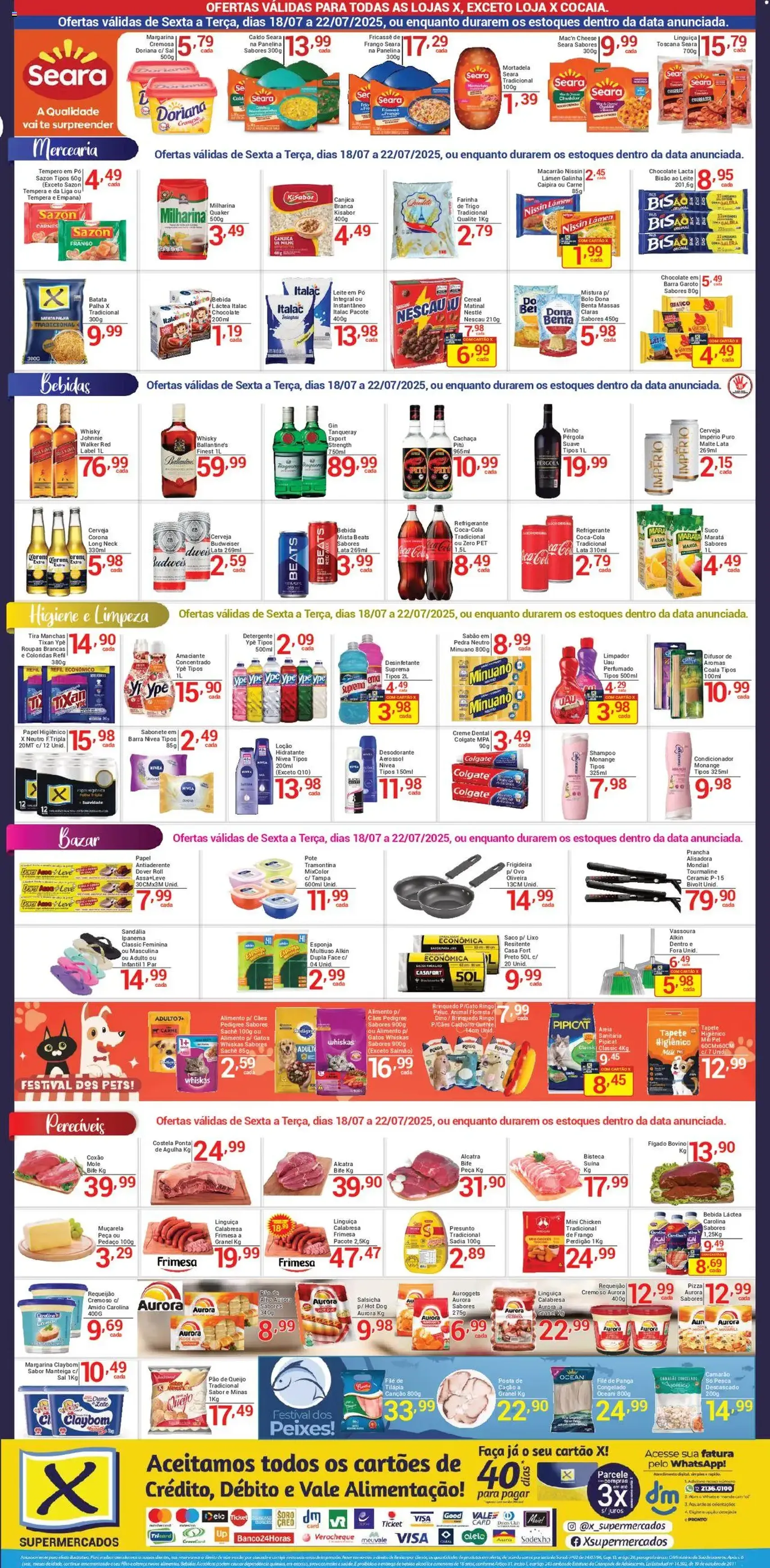 X Supermercados - Ofertas da semana - folheto válido a partir de 18/07/2025 página 2 de 2