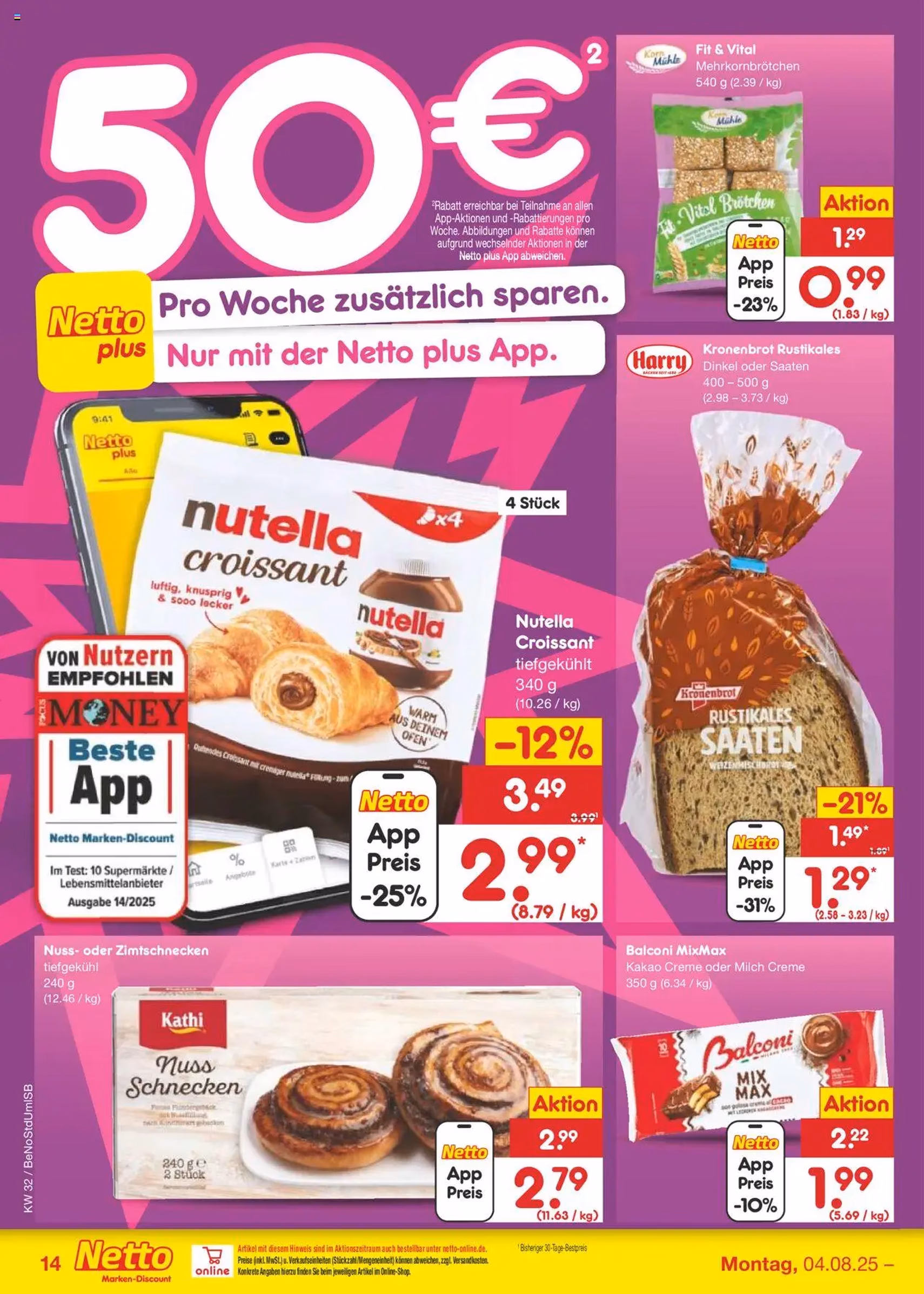 Netto Marken-Discount Prospekt - Gültiger Prospekt ab 04.08.2025, Seite 18 von insgesamt 61 Netto Marken-Discount Prospekt - Gültiger Prospekt ab 04.08.2025, Seite 18 von insgesamt 61