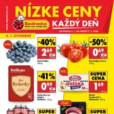 Biedronka leták - náhľad letáku platný od 02.01.2026