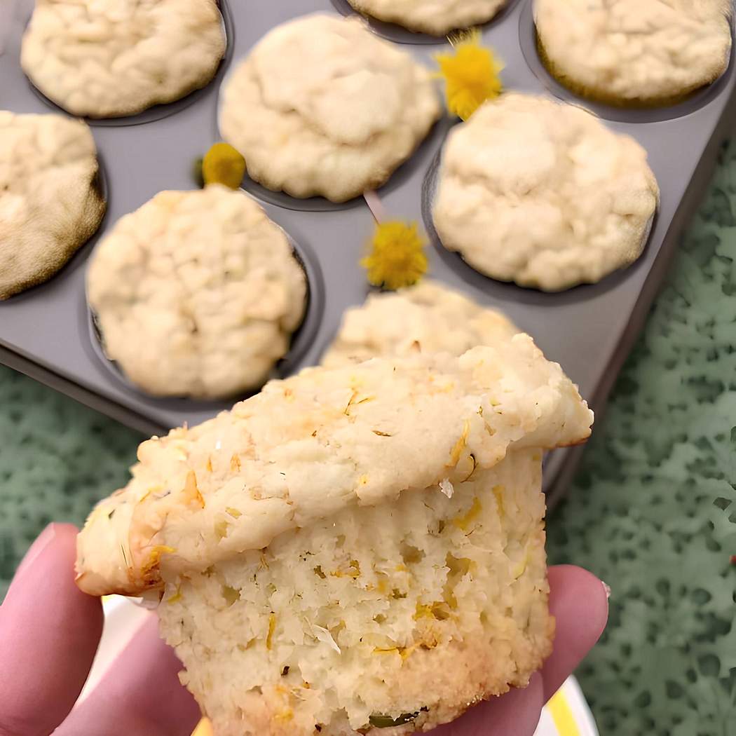 Púpavové muffiny so slnečnicovými semiačkami