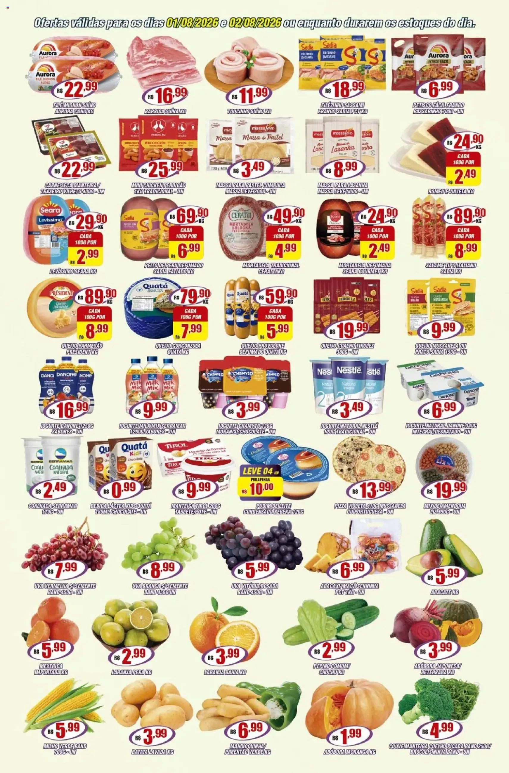 Violeta Supermercados - Ofertas da semana - folheto válido a partir de 01/08/2026 página 2 de 4