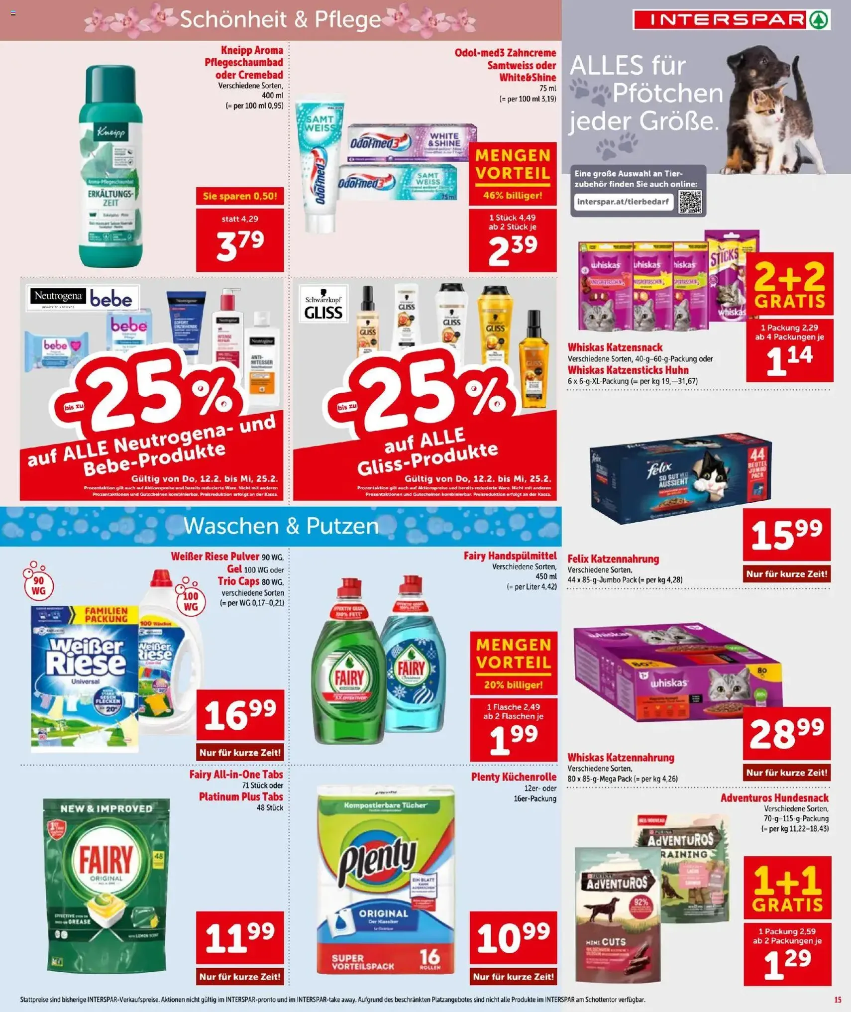 Interspar Flugblatt - Gültiger Prospekt ab 12.02.2026, Seite 15 von insgesamt 24