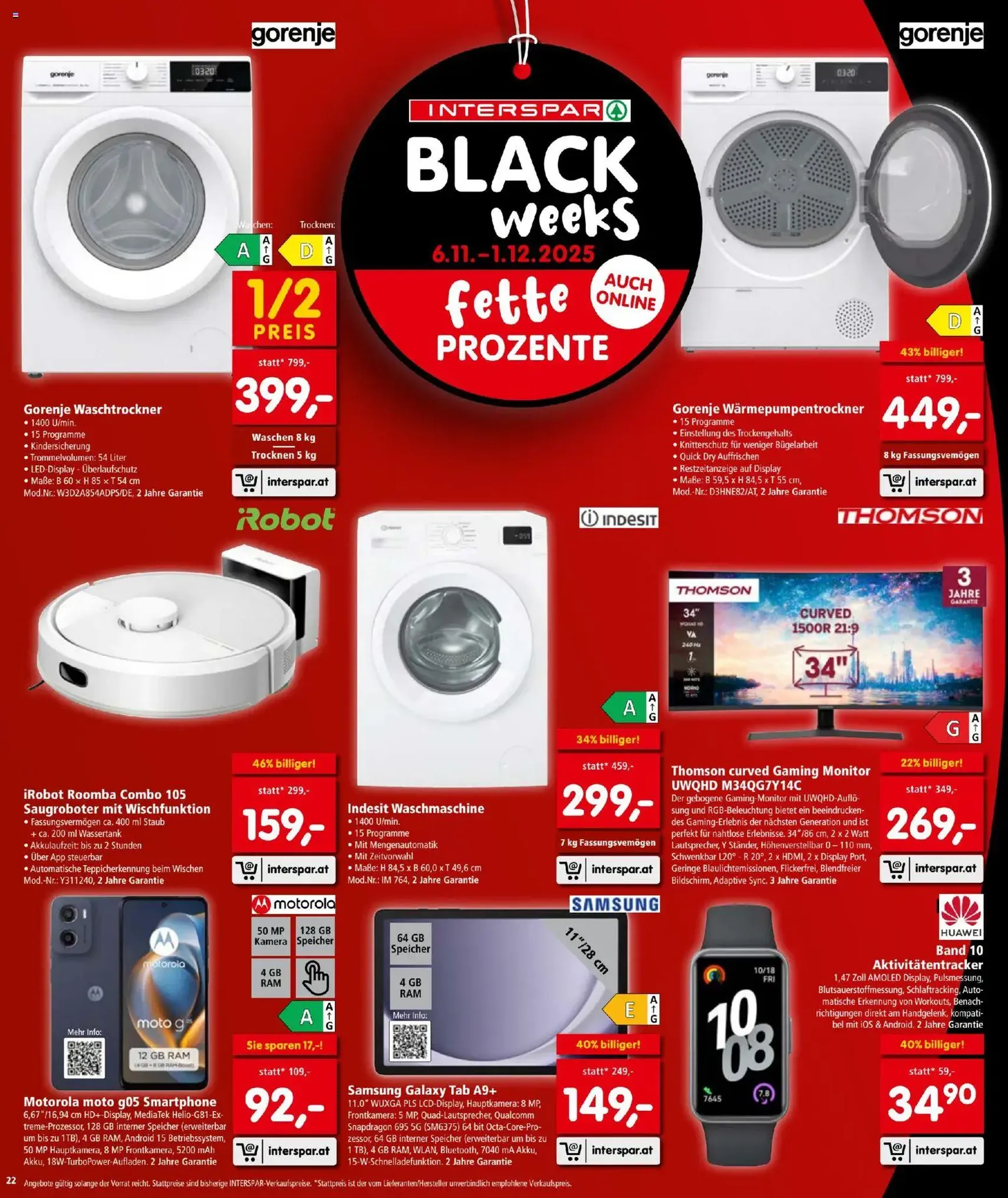 Interspar - Black Friday - Gültiger Prospekt ab 20.11.2025, Seite 22 von insgesamt 24