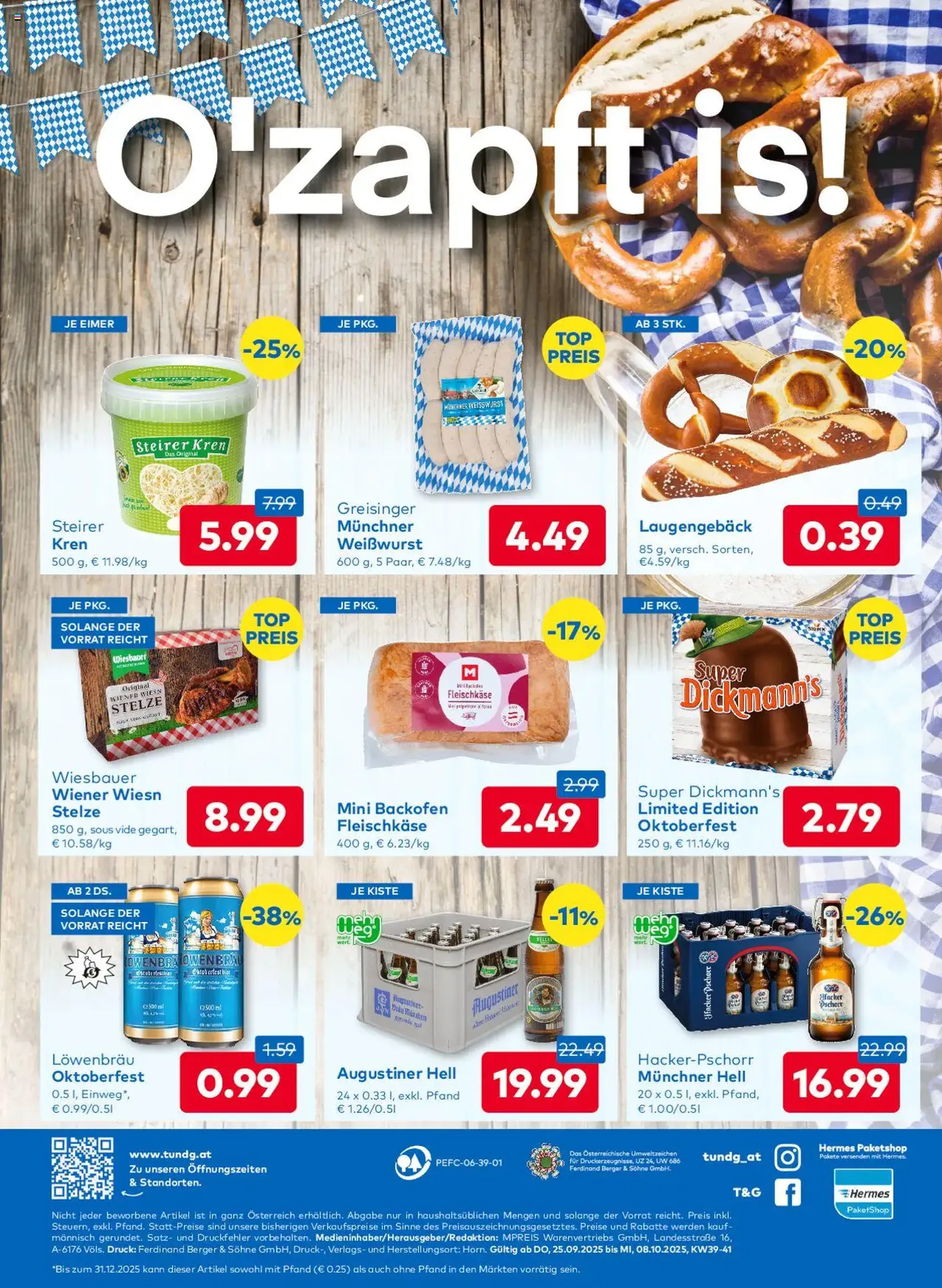 T&G Flugblatt - Gültiger Prospekt ab 25.09.2025, Seite 8 von insgesamt 8