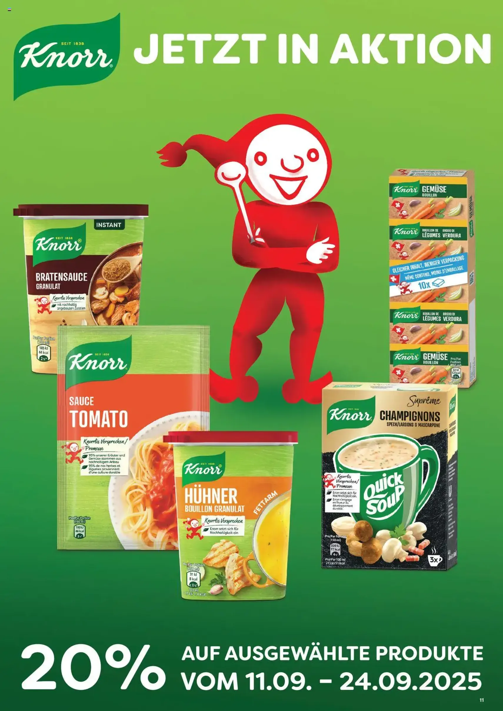SPAR Aktionen - Gültiger Prospekt ab 11.09.2025, Seite 11 von insgesamt 22 SPAR Aktionen - Gültiger Prospekt ab 11.09.2025, Seite 11 von insgesamt 22