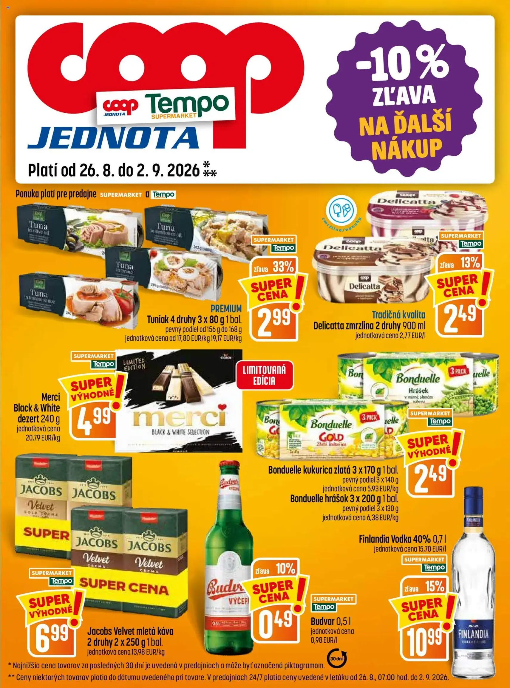 COOP Jednota leták - platný leták od 26.08.2026 strana 17 z 32