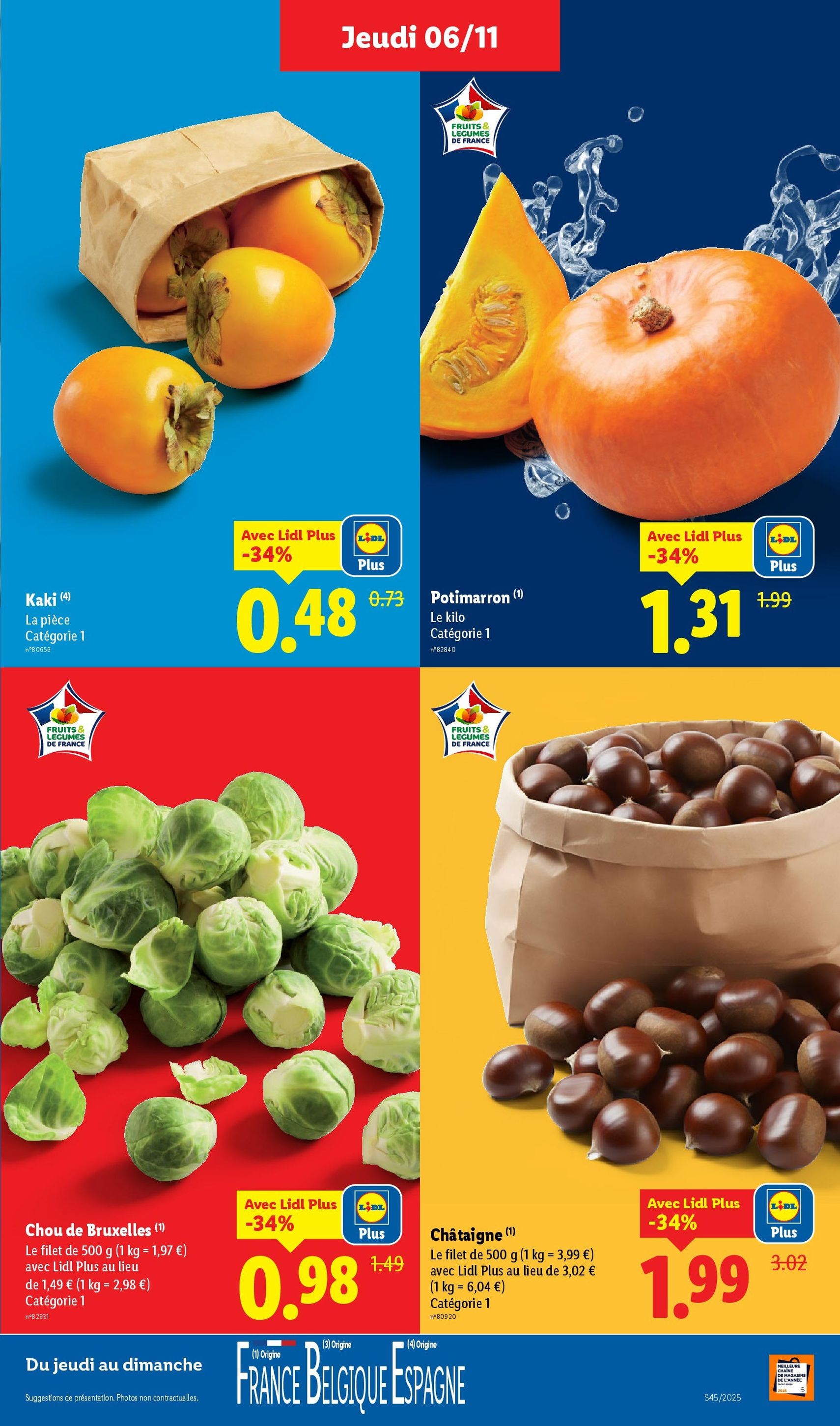 LIDL catalogue semaine 45 - brochure valable à partir du 06/11/2025, page 3 sur 95