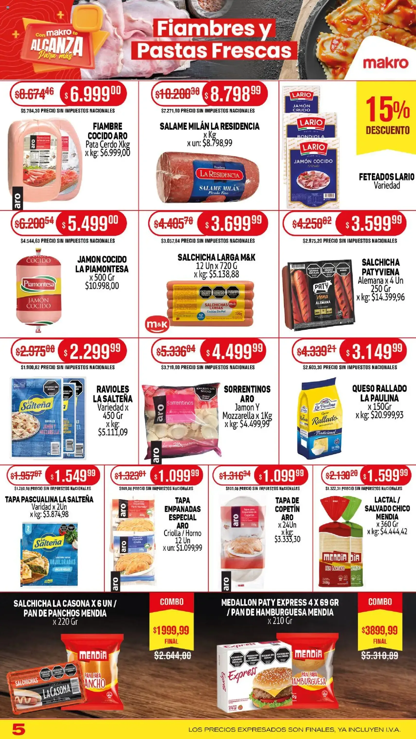 Makro ofertas - folleto válido desde 31/07/2025 página 5 de 19 Makro ofertas - folleto válido desde 31/07/2025 página 5 de 19