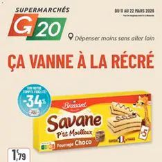 G20 Supermarchés catalogue - Prévisualisation du catalogue valable à partir du 11/03/2026