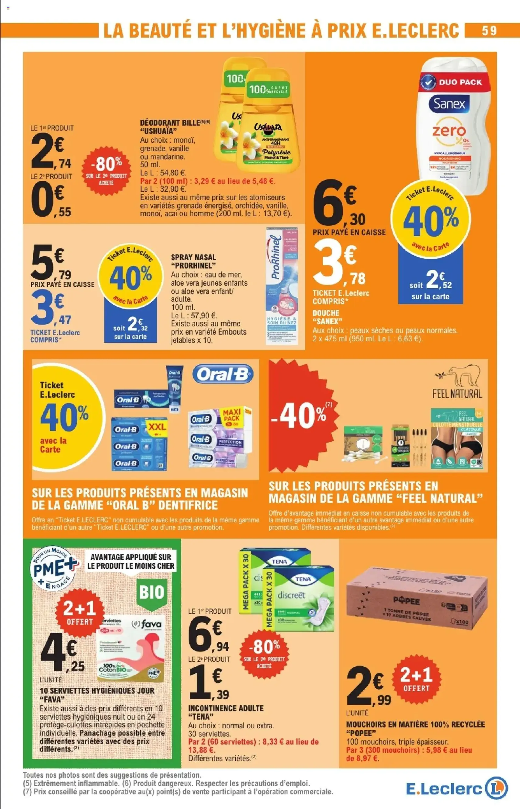 E.Leclerc catalogue semaine 51 - brochure valable à partir du 16/12/2025, page 59 sur 64