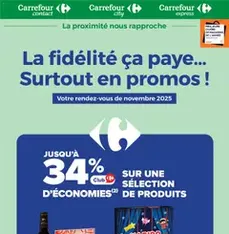 Carrefour contact catalogue - Prévisualisation du catalogue valable à partir du 01/11/2025