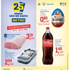 Metro Maloobchod - náhľad letáku platný od 19.11.2025