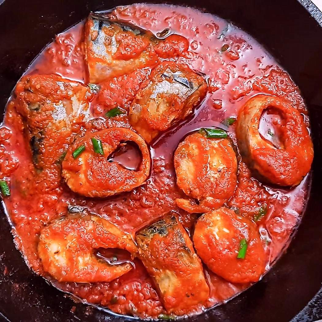 Filetti di sgombro in umido