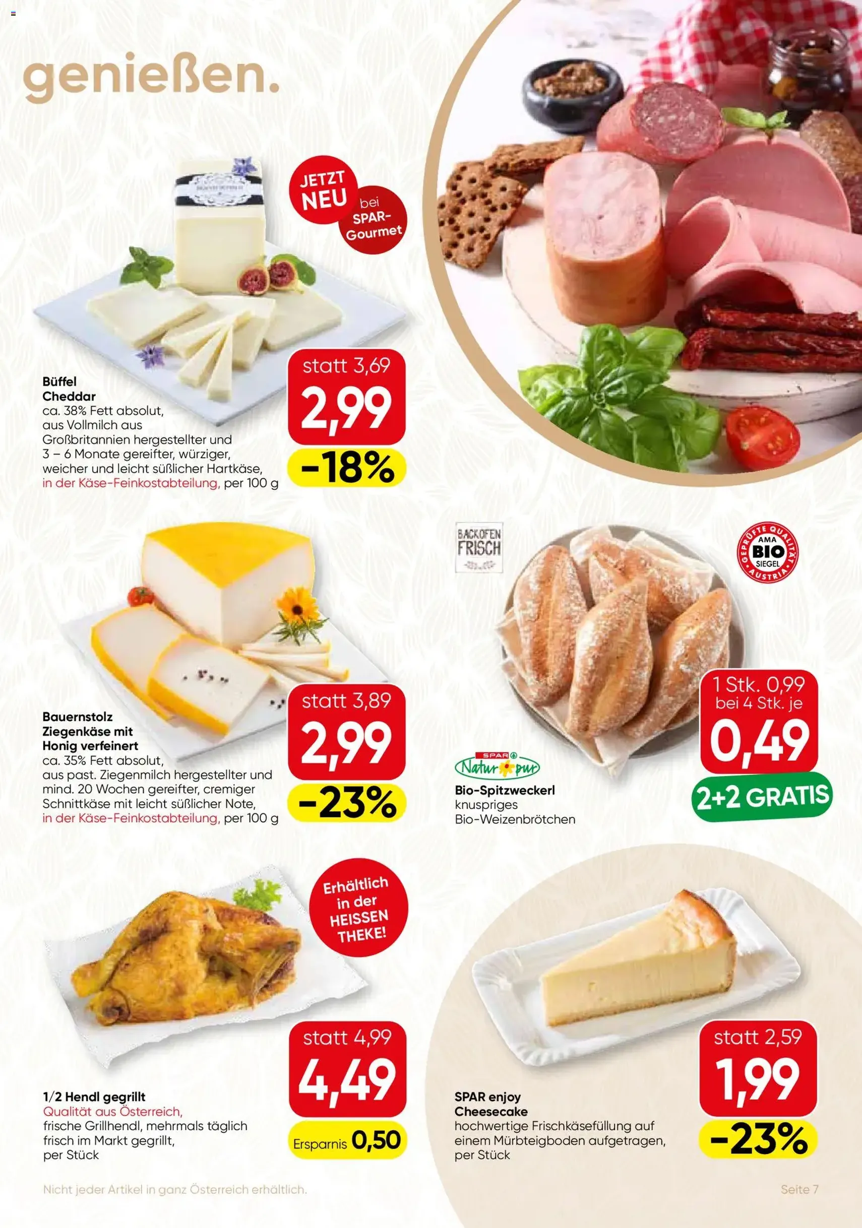 SPAR Gourmet Flugblatt - Gültiger Prospekt ab 29.01.2026, Seite 7 von insgesamt 12