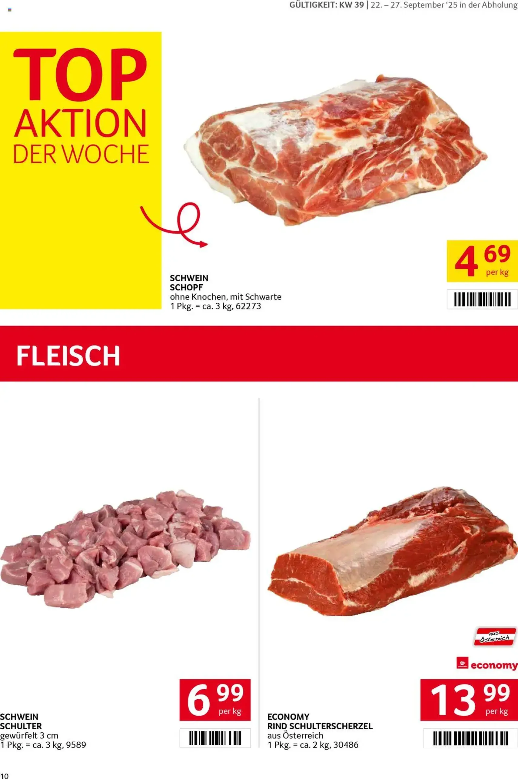 Transgourmet Flugblatt - Gültiger Prospekt ab 22.09.2025, Seite 8 von insgesamt 30 Transgourmet Flugblatt - Gültiger Prospekt ab 22.09.2025, Seite 8 von insgesamt 30