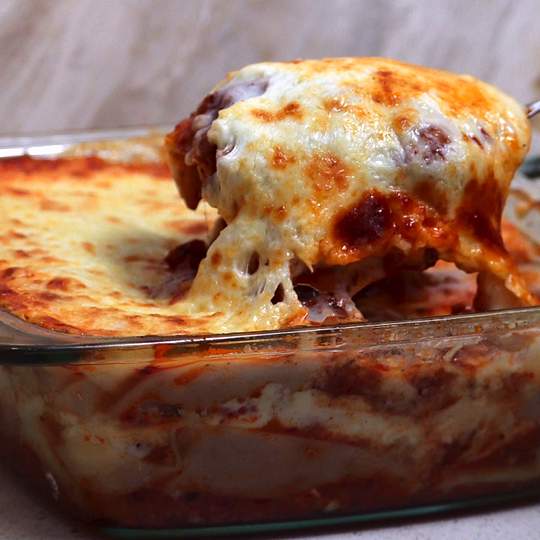 Anteprima ricetta Lasagne pasquali al forno