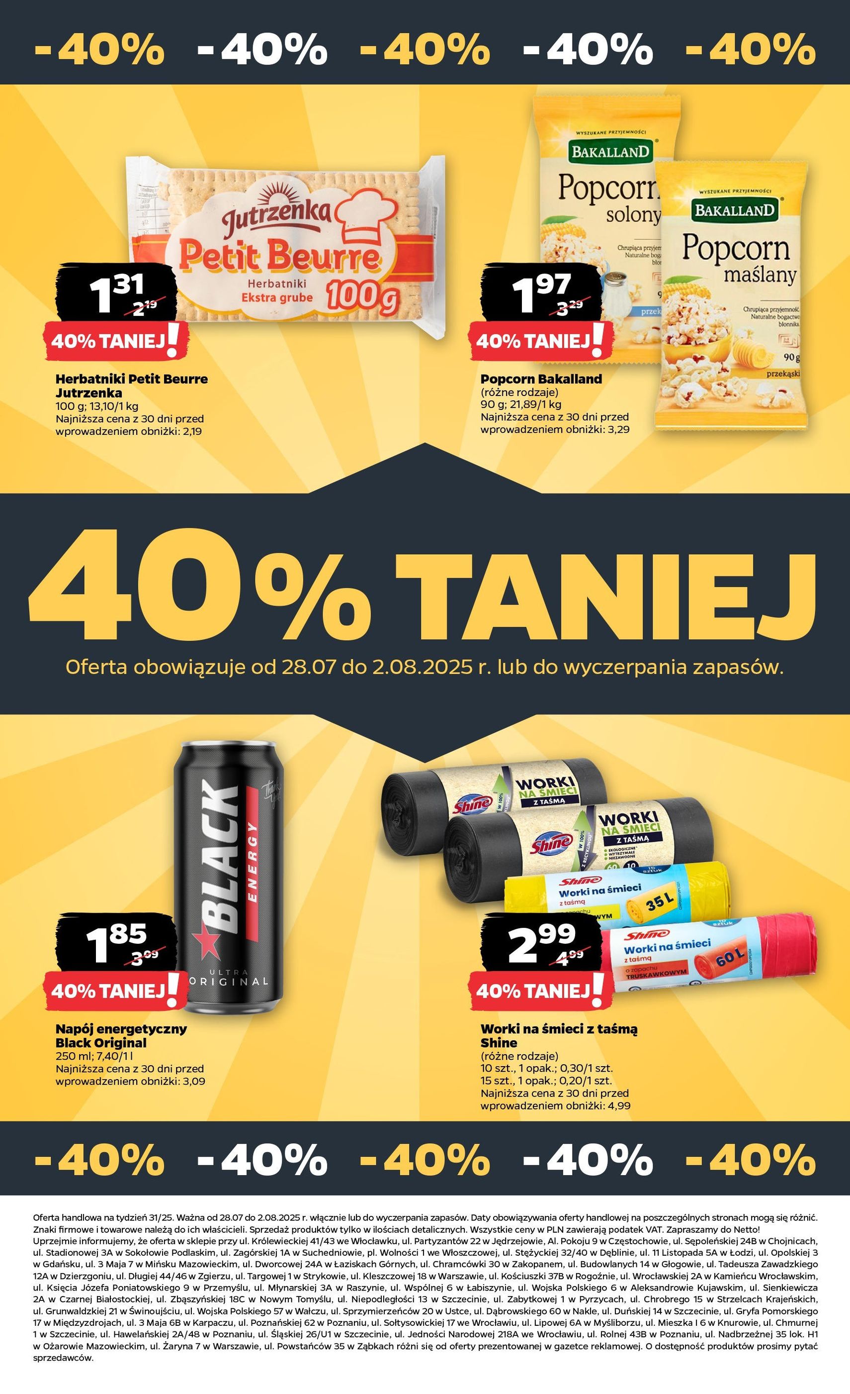 Netto gazetka - Spożywcza - ważny gazetka od 28.07.2025 strona 26 z 31 Netto gazetka - Spożywcza - ważny gazetka od 28.07.2025 strona 26 z 31