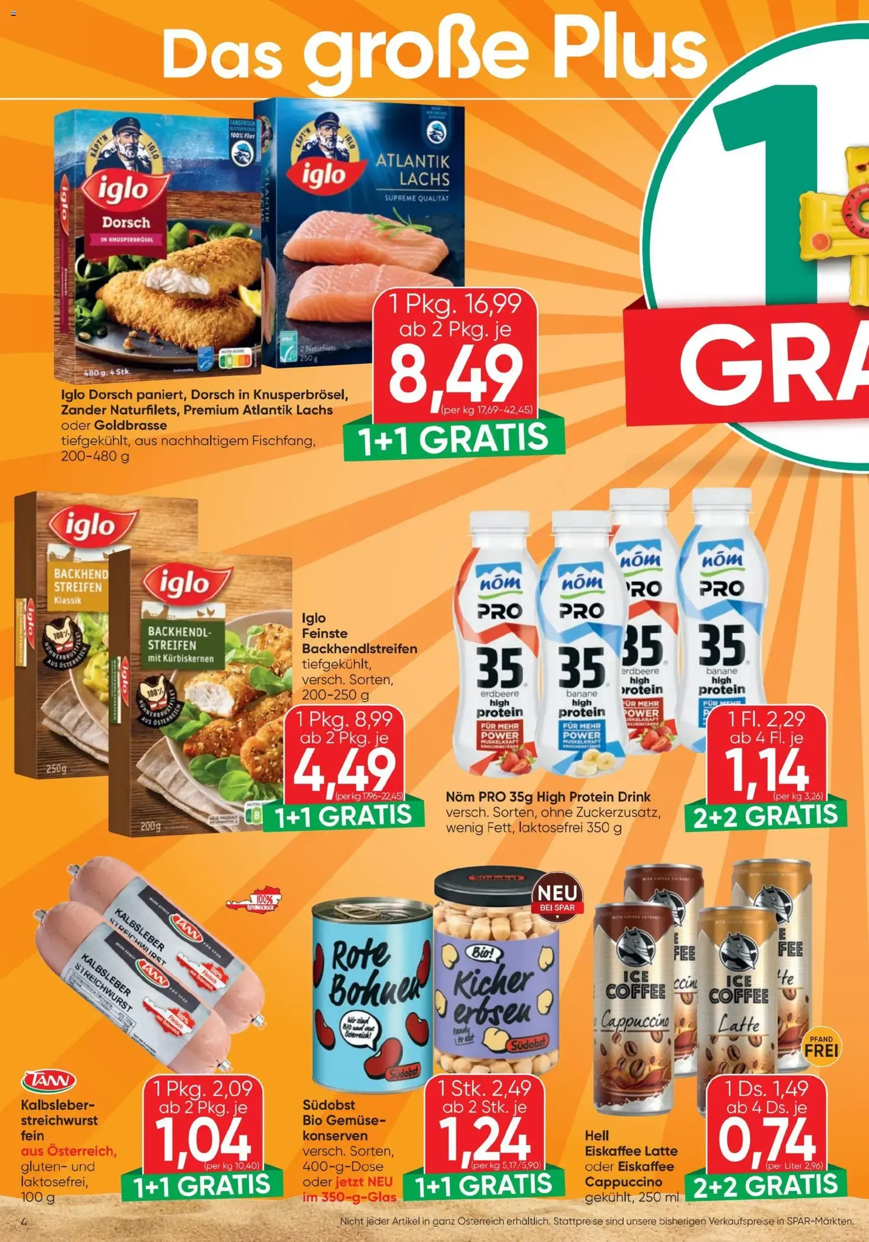 Spar - Flugblatt - Gültiger Prospekt ab 13.08.2026, Seite 4 von insgesamt 20