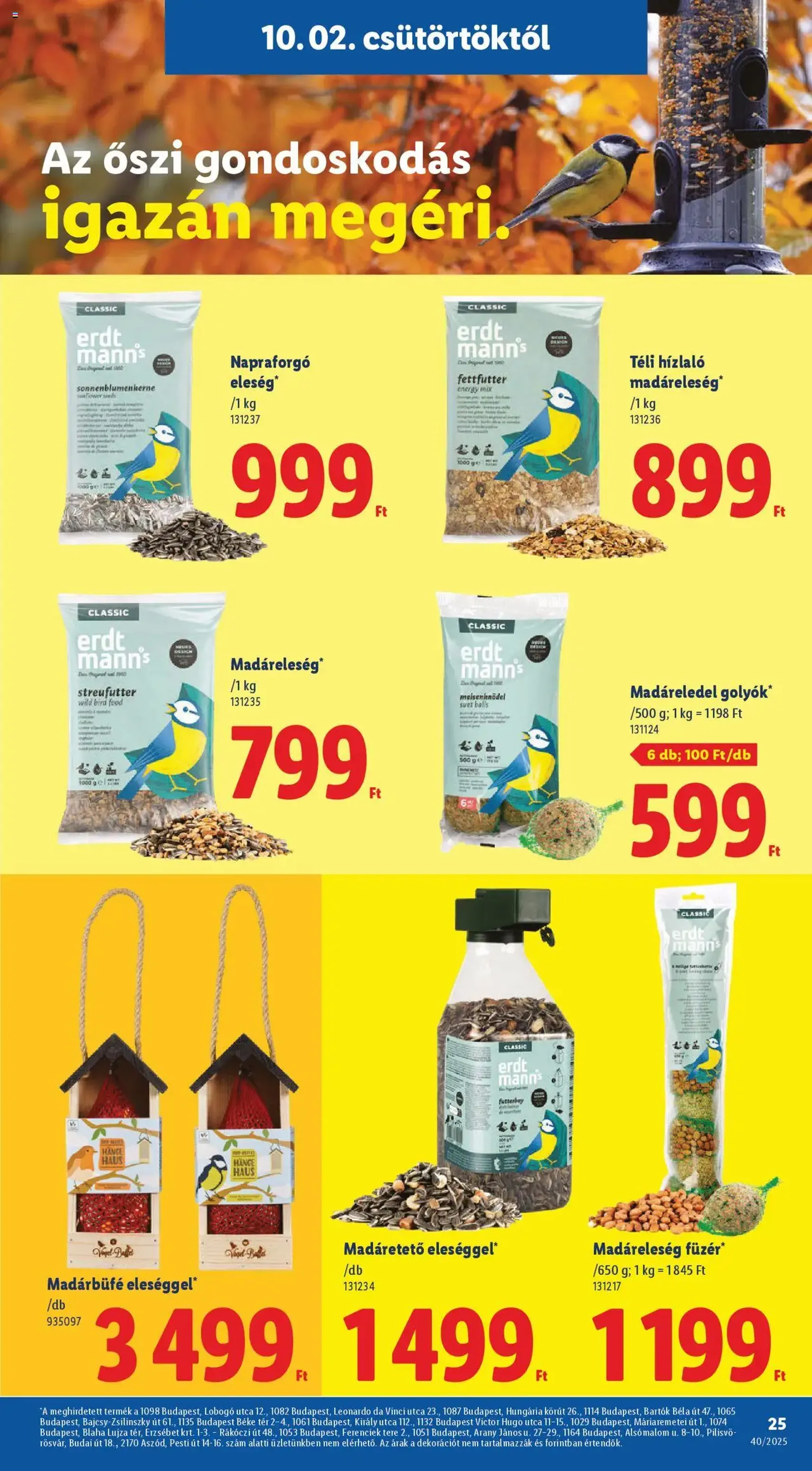 Lidl Akciós újság - 2025.10.02. érvényes szórólap 25 oldal 76 oldalból Lidl Akciós újság - 2025.10.02. érvényes szórólap 25 oldal 76 oldalból