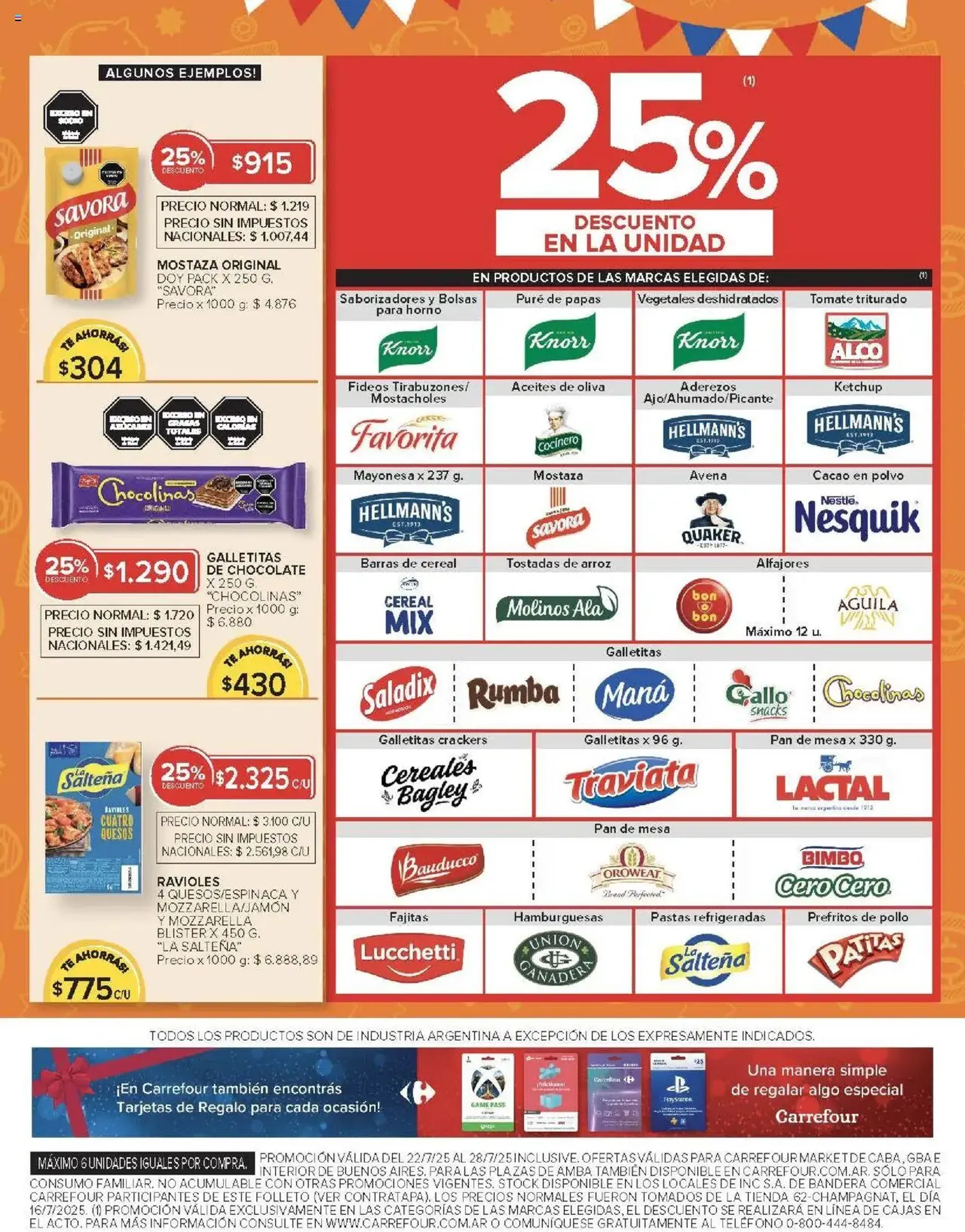 Carrefour Market catálogo - folleto válido desde 22/07/2025 página 7 de 21 Carrefour Market catálogo - folleto válido desde 22/07/2025 página 7 de 21