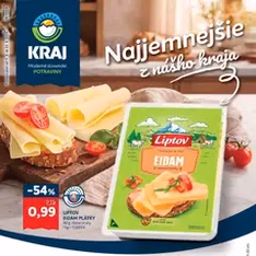 Kraj leták - náhľad letáku platný od 17.09.2026
