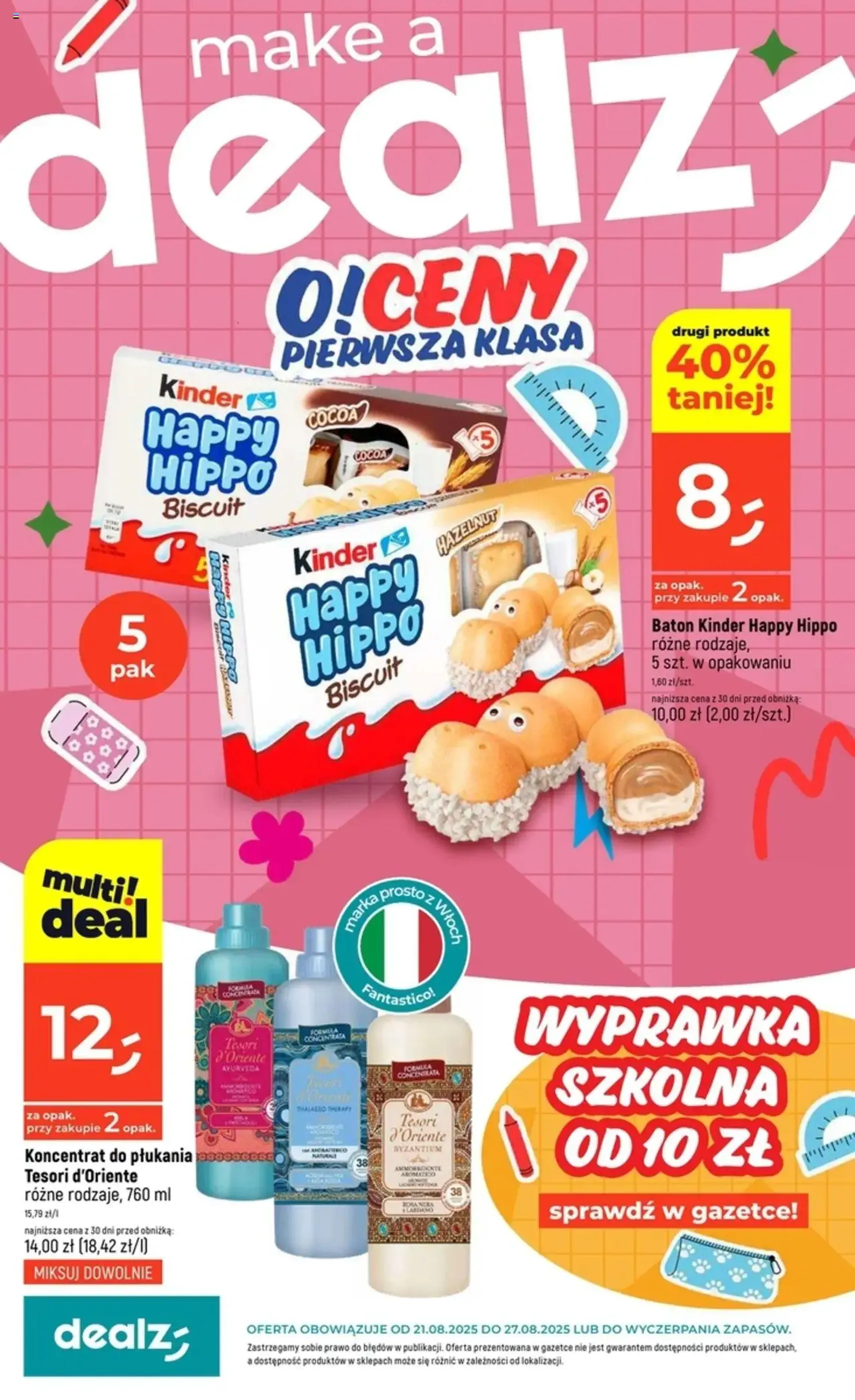 Dealz Gazetka - ważny gazetka od 21.08.2025 strona 1 z 52