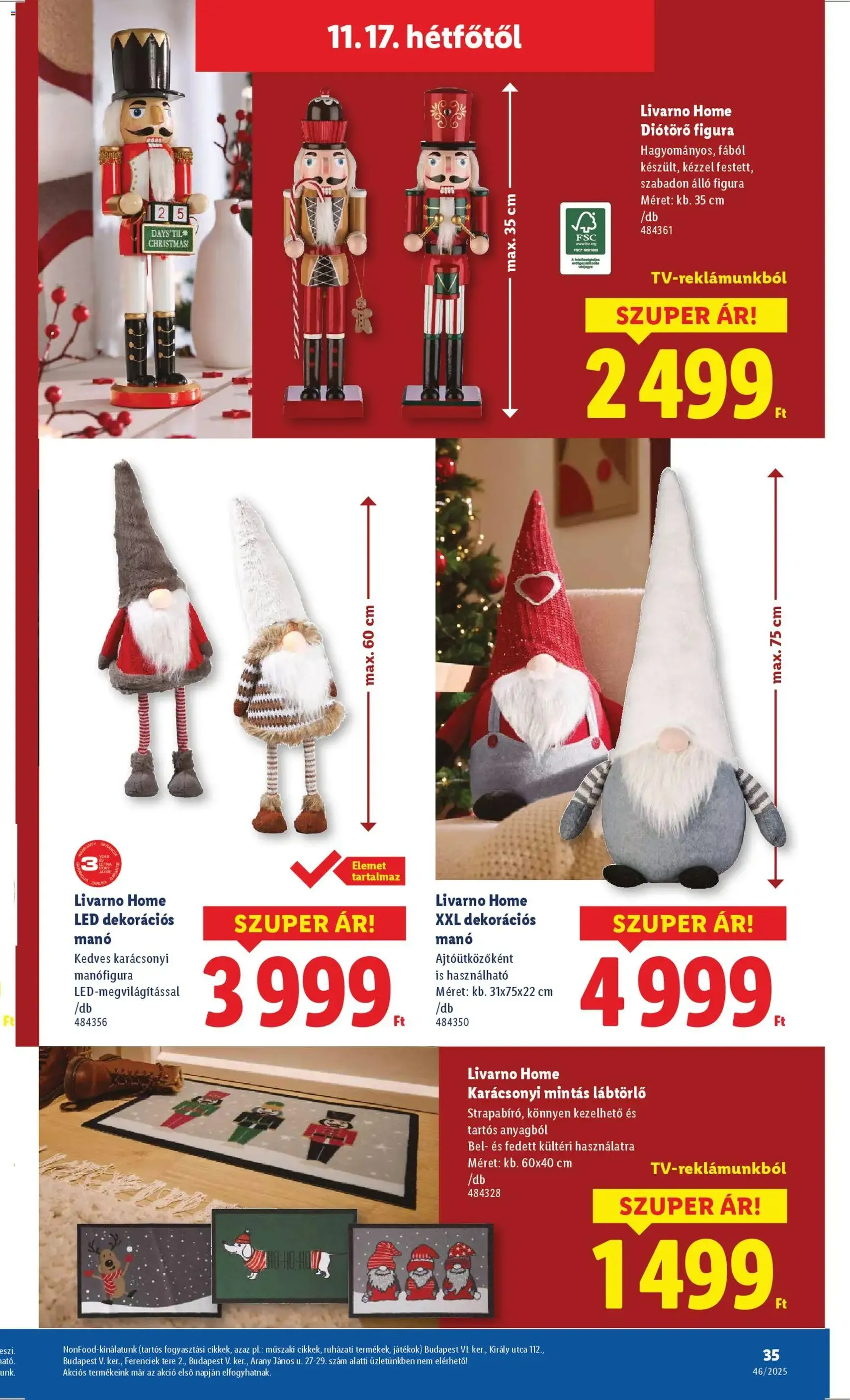 Lidl Akciós újság - 2025.11.13. érvényes szórólap 35 oldal 52 oldalból