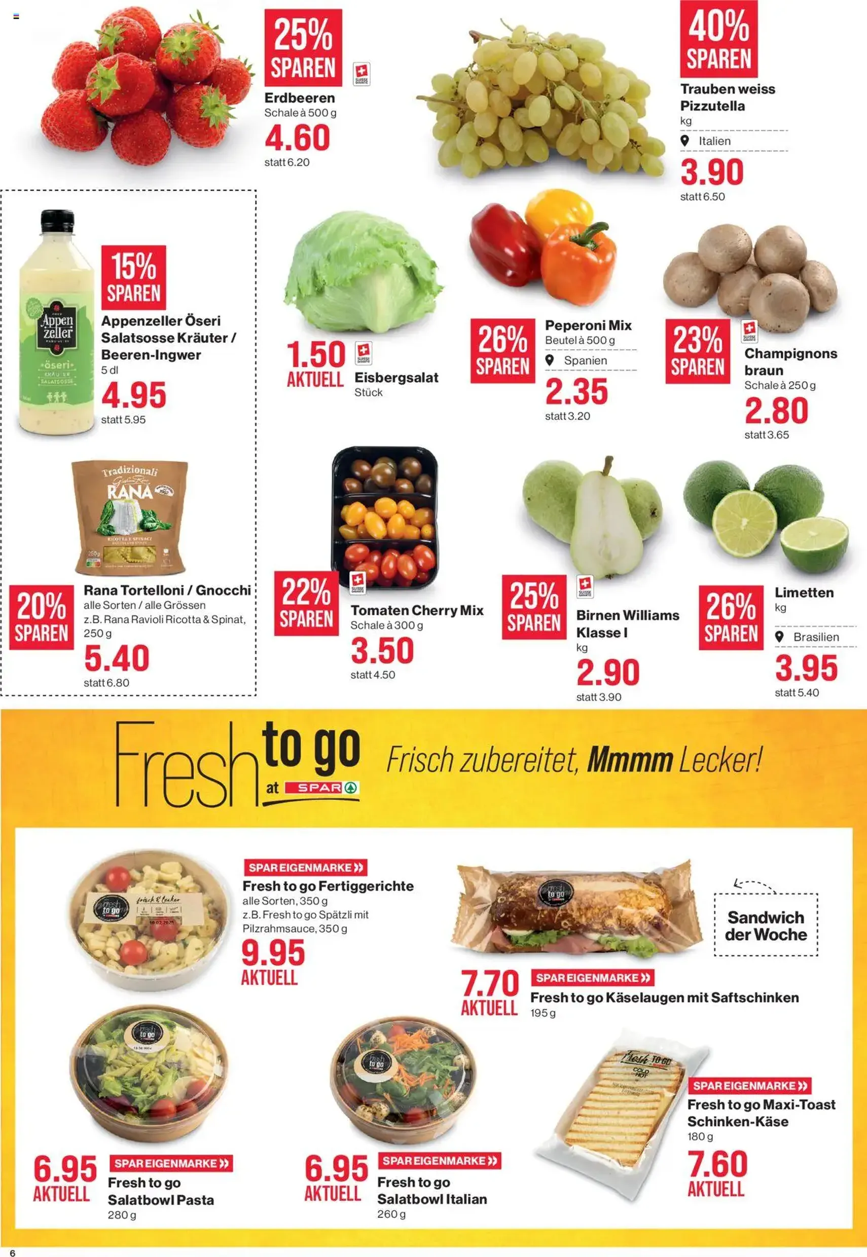 SPAR Aktionen - Gültiger Prospekt ab 04.09.2025, Seite 6 von insgesamt 26 SPAR Aktionen - Gültiger Prospekt ab 04.09.2025, Seite 6 von insgesamt 26