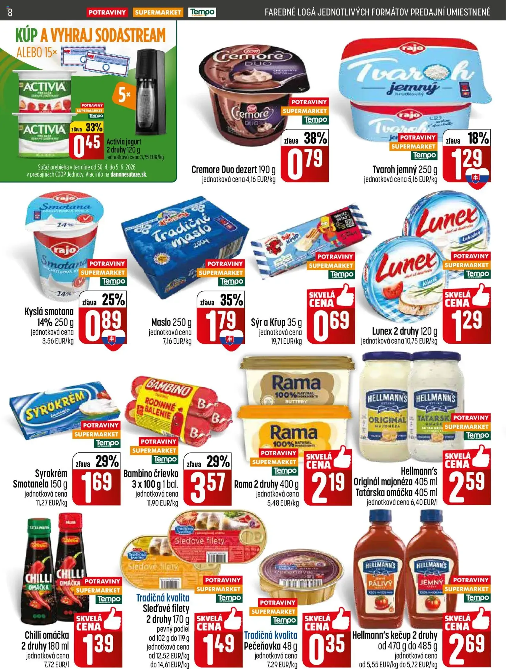 COOP Jednota leták - platný leták od 30.04.2026 strana 8 z 28
