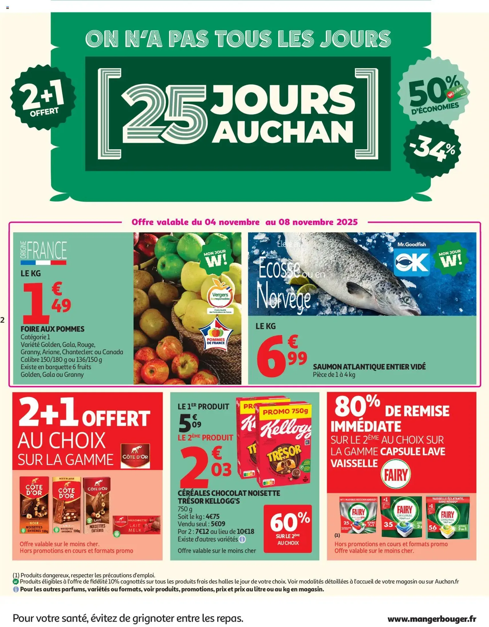 Auchan prospectus - brochure valable à partir du 04/11/2025, page 2 sur 62