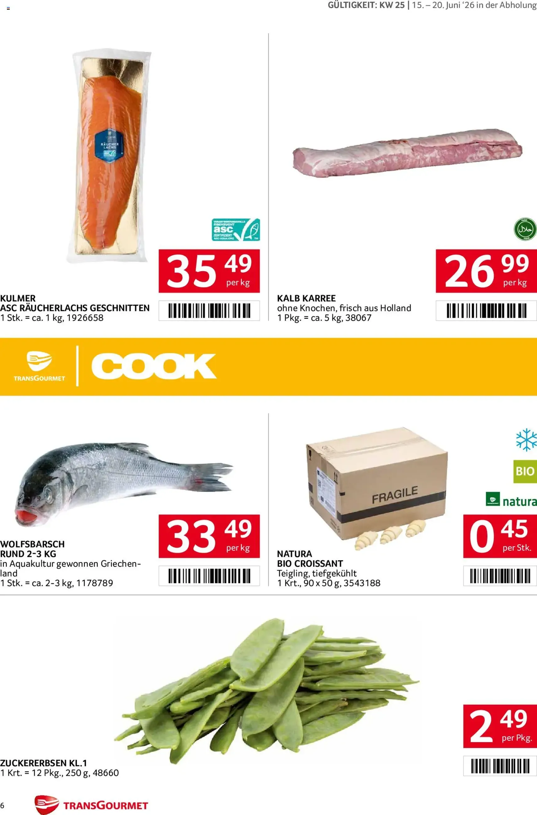 Transgourmet Flugblatt - Gültiger Prospekt ab 15.06.2026, Seite 6 von insgesamt 32