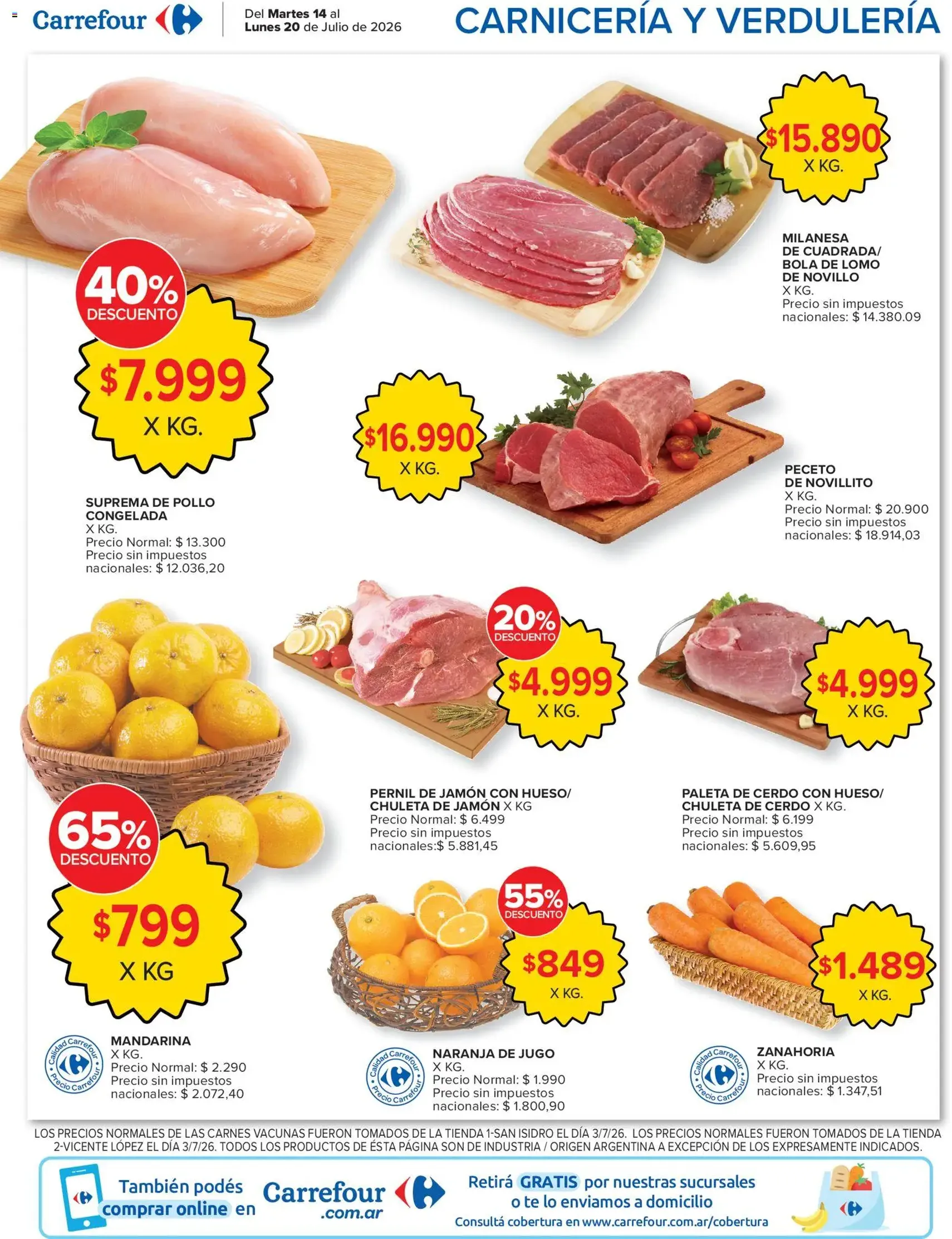 Carrefour ofertas - folleto válido desde 14/07/2026 página 7 de 33