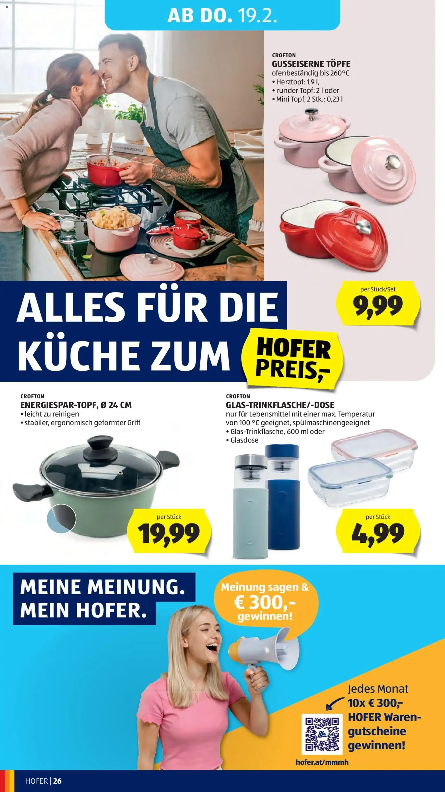 Hofer Flugblatt - Gültiger Prospekt ab 13.02.2026, Seite 30 von insgesamt 41