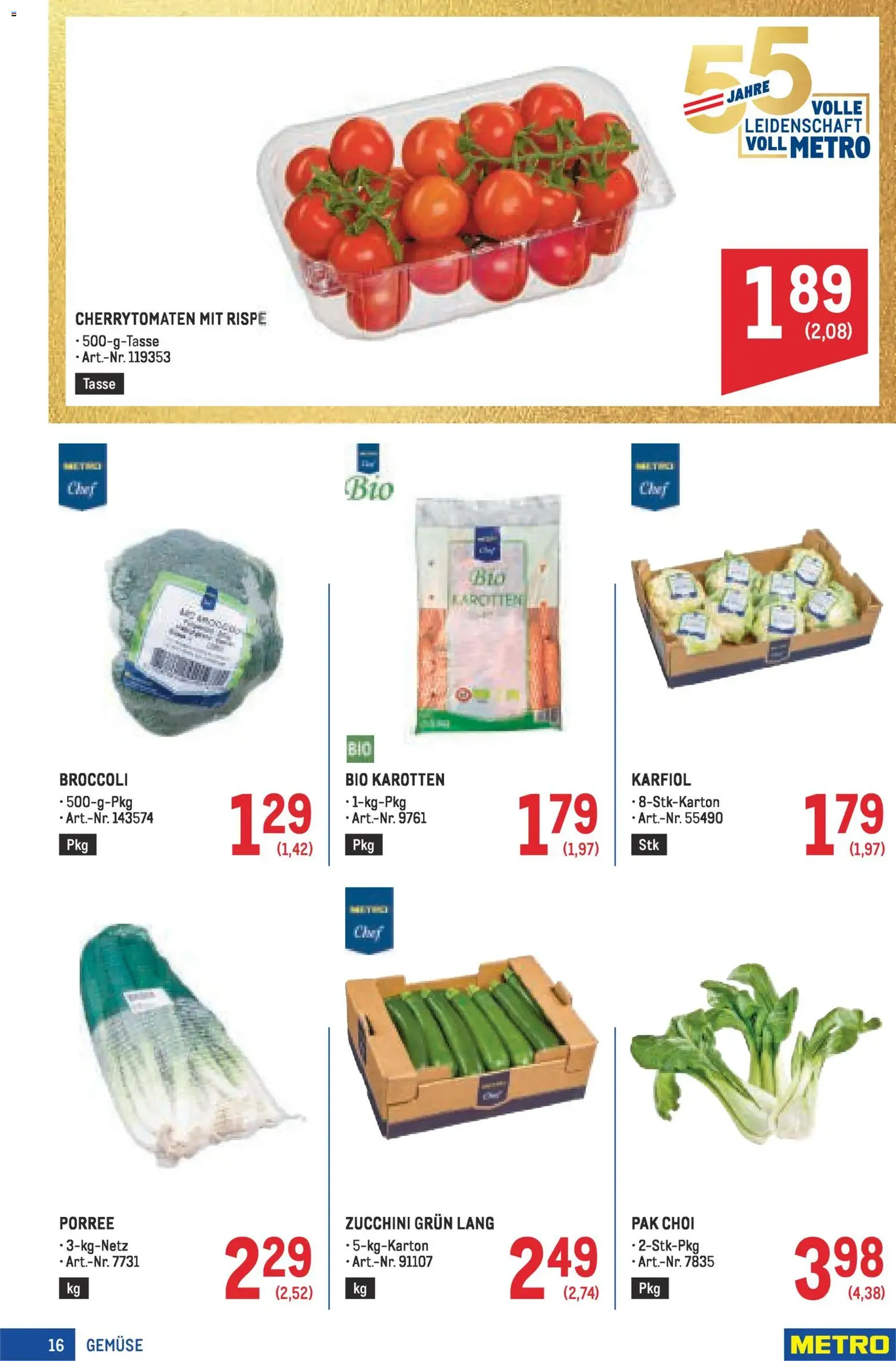 Metro angebote Profi - Gültiger Prospekt ab 05.03.2026, Seite 16 von insgesamt 72