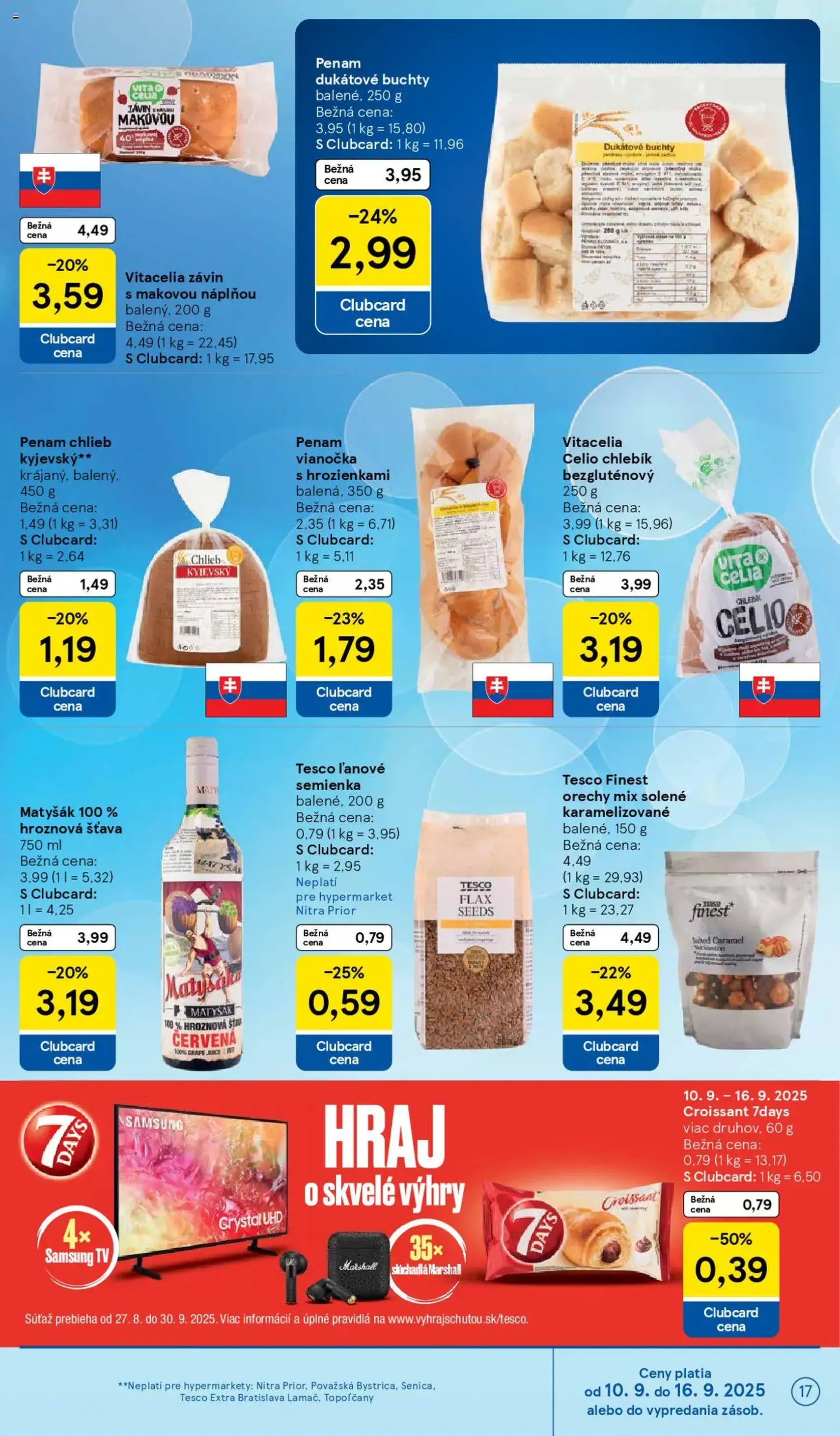 Tesco Hypermarket - leták - platný leták od 10.09.2025 strana 17 z 38 Tesco Hypermarket - leták - platný leták od 10.09.2025 strana 17 z 38