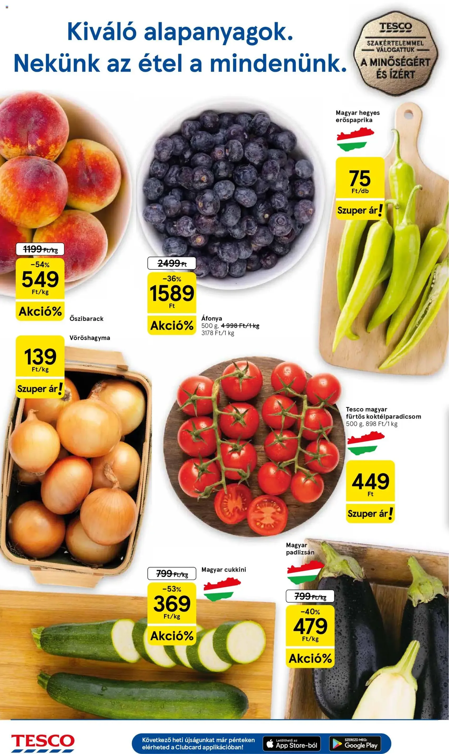 Tesco aktuális akciós újság - 2026.07.09. érvényes szórólap 2 oldal 32 oldalból