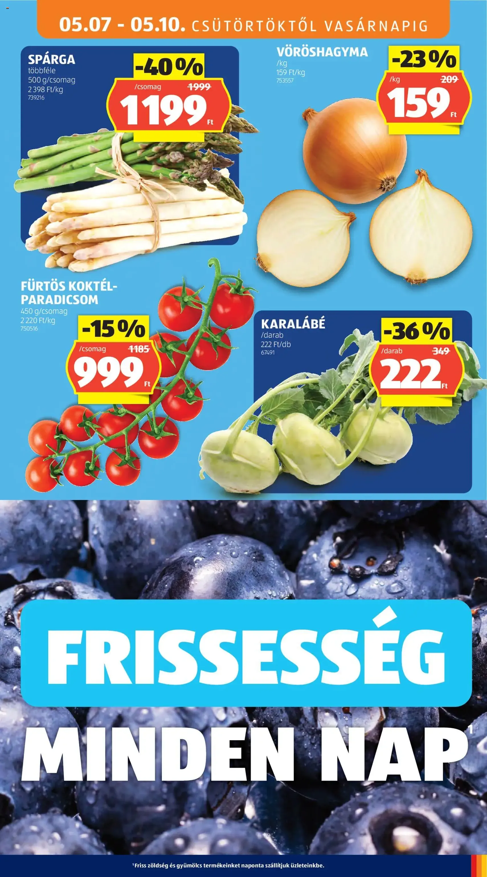 Aldi akciós újság - 2026.05.07. érvényes szórólap 7 oldal 37 oldalból