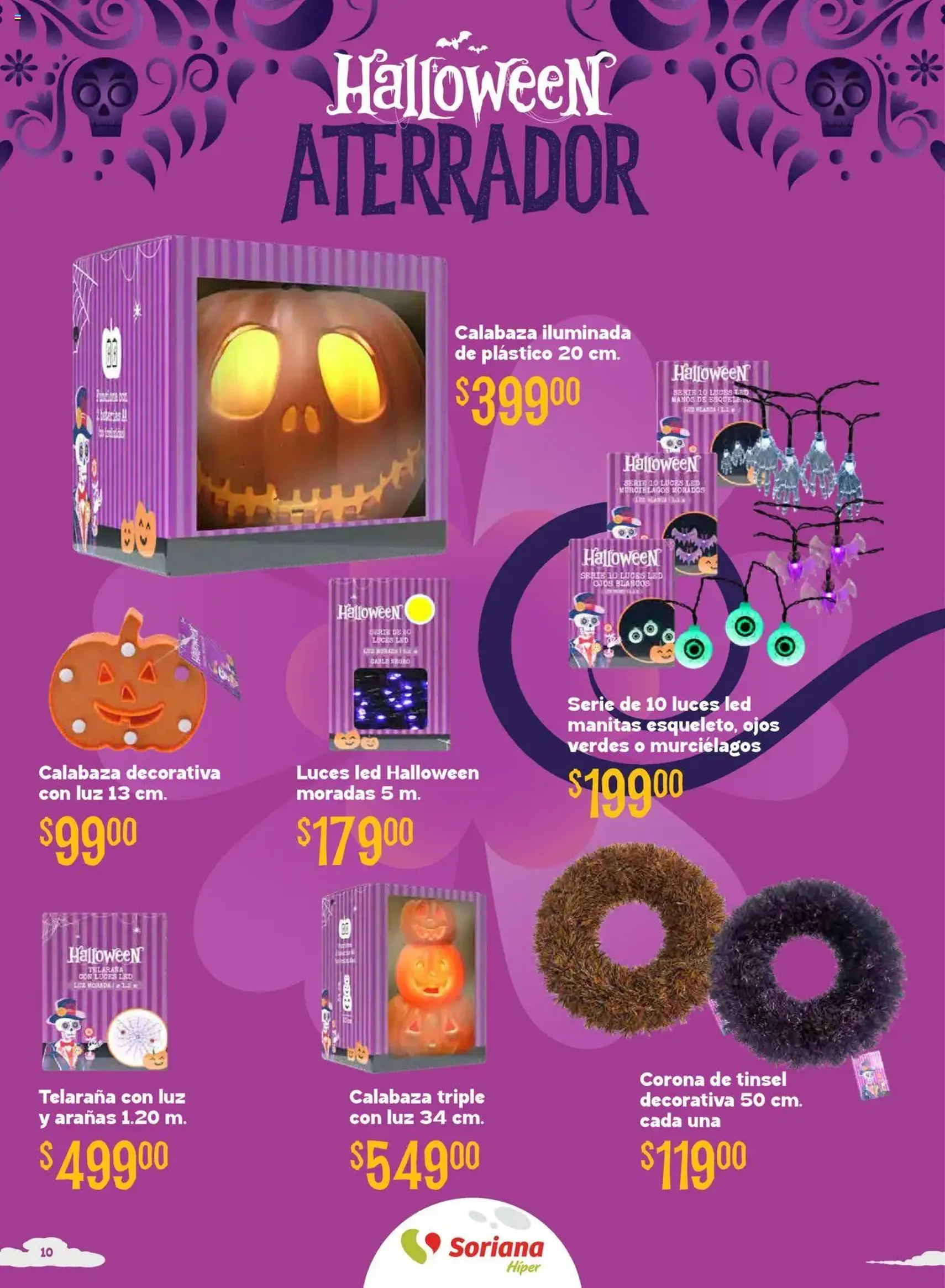 Soriana - Halloween y Día de muertos Híper Nacional - folleto válido desde 16/10/2025 página 10 de 29 Soriana - Halloween y Día de muertos Híper Nacional - folleto válido desde 16/10/2025 página 10 de 29
