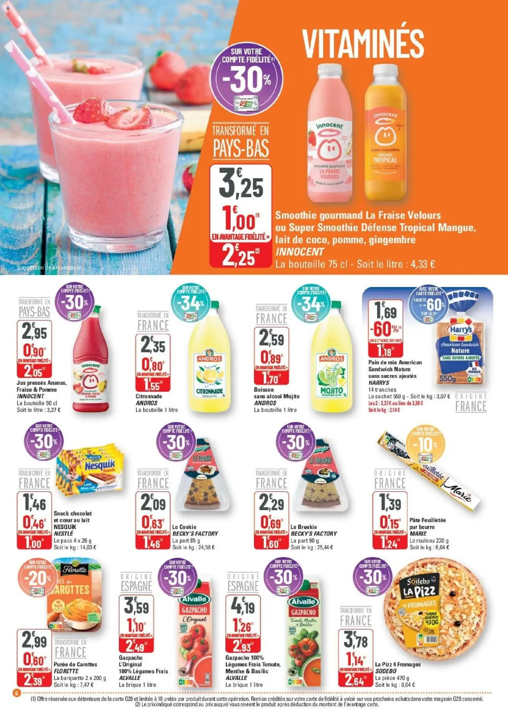 G20 Supermarchés catalogue - brochure valable à partir du 17/06/2026, page 6 sur 20