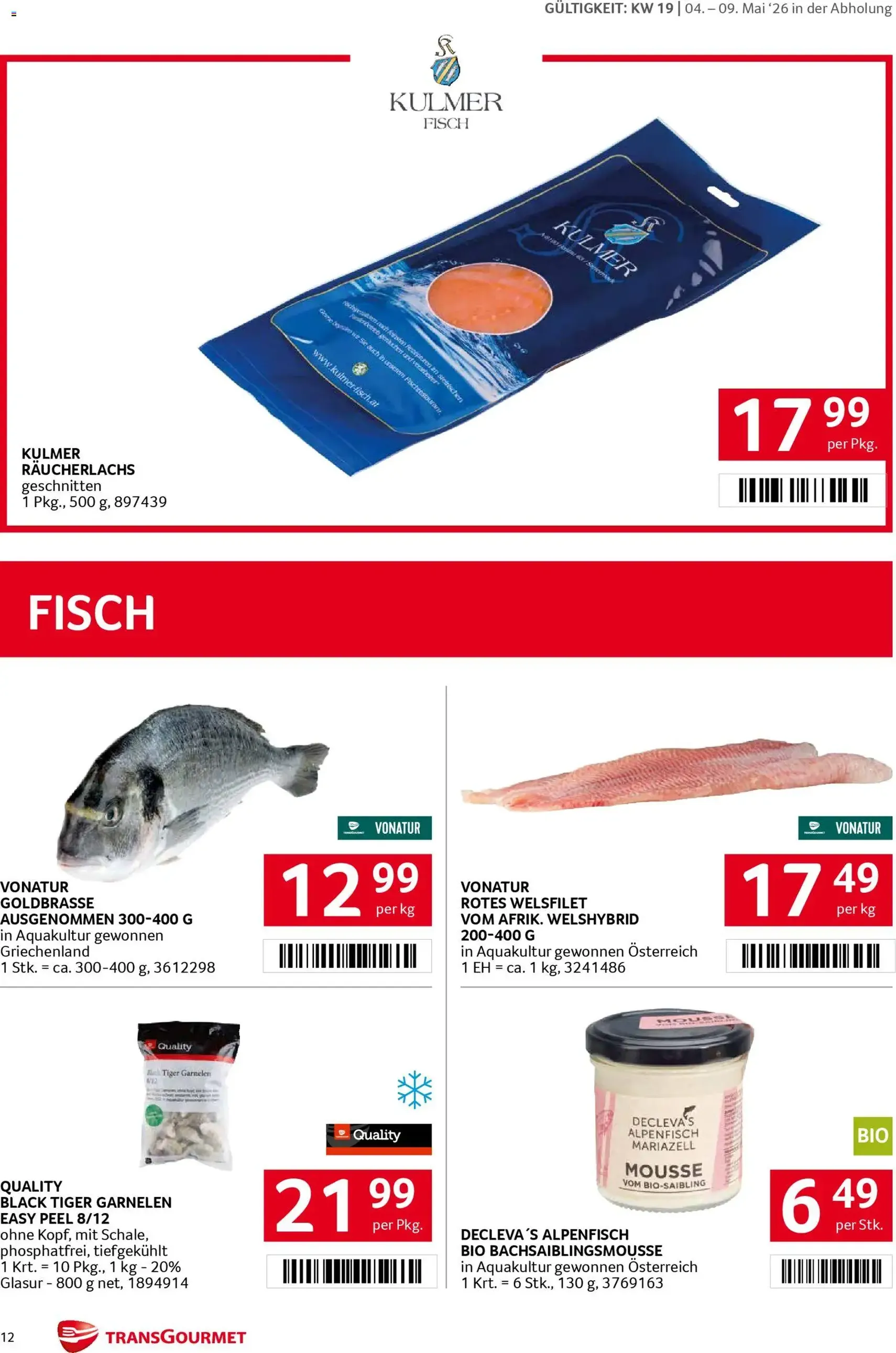 Transgourmet Flugblatt - Gültiger Prospekt ab 04.05.2026, Seite 12 von insgesamt 32