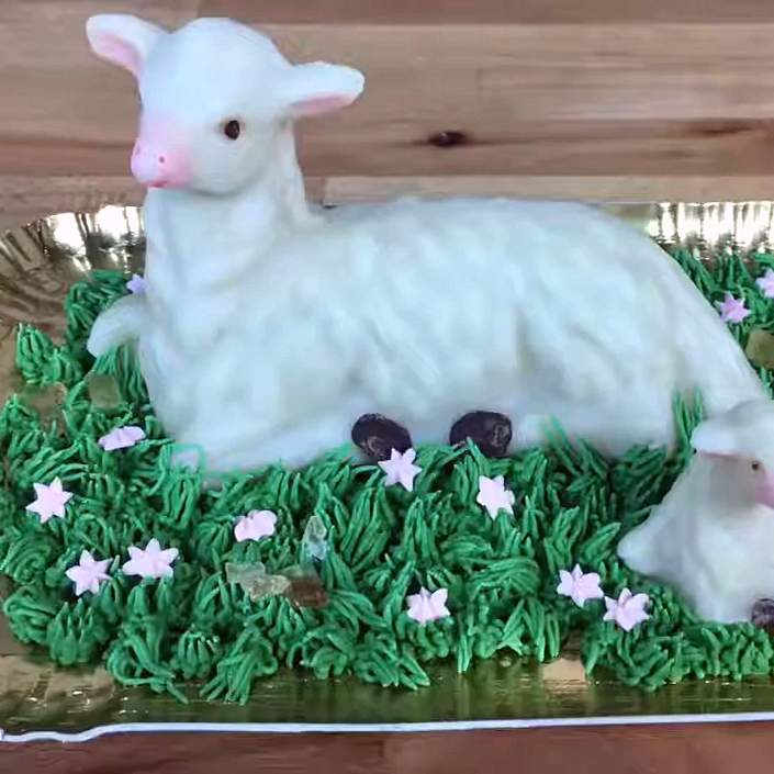 Pecorelle di pasqua in marzapane