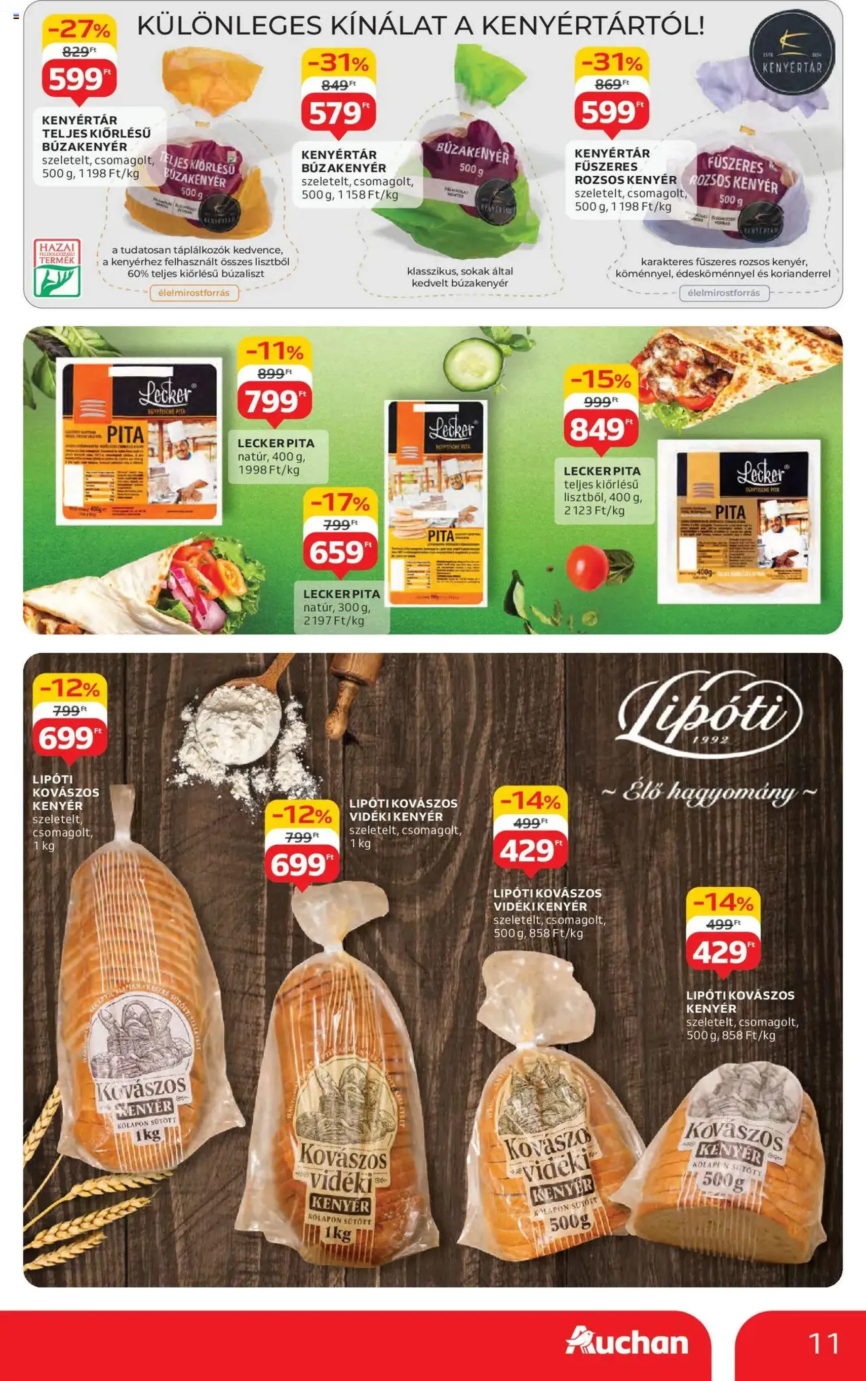Auchan Akciós újság - 2025.08.14. érvényes szórólap 11 oldal 54 oldalból Auchan Akciós újság - 2025.08.14. érvényes szórólap 11 oldal 54 oldalból