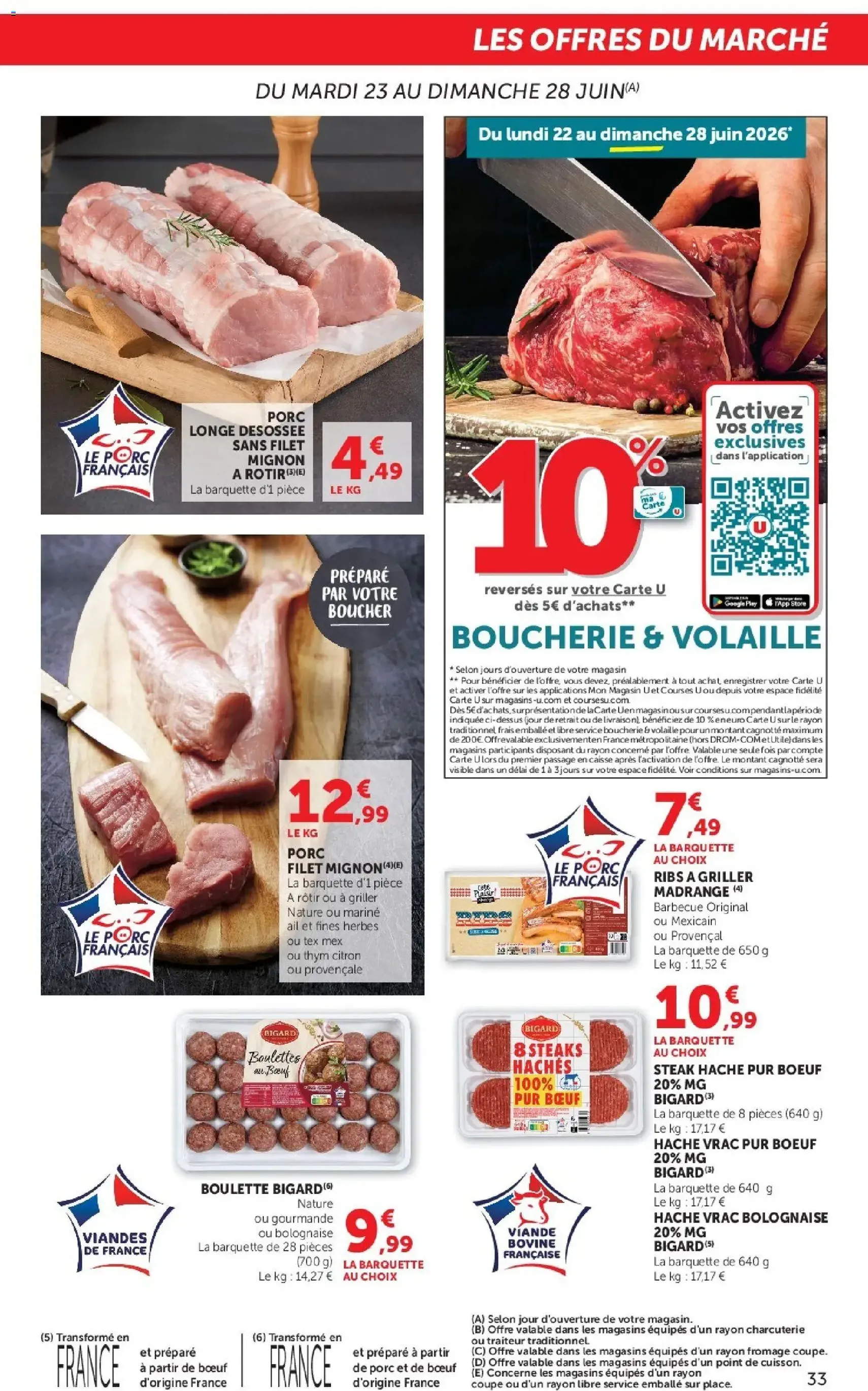 Super U catalogue - brochure valable à partir du 23/06/2026, page 33 sur 44